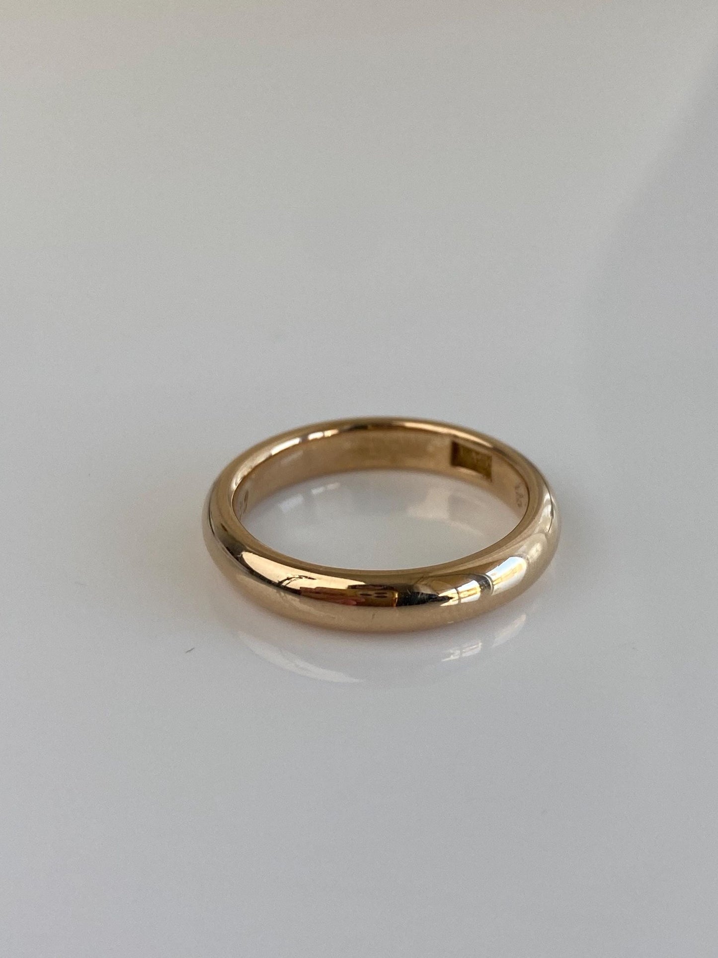 Vintage Solid 14k Yellow Gold Ring Band - Size 8