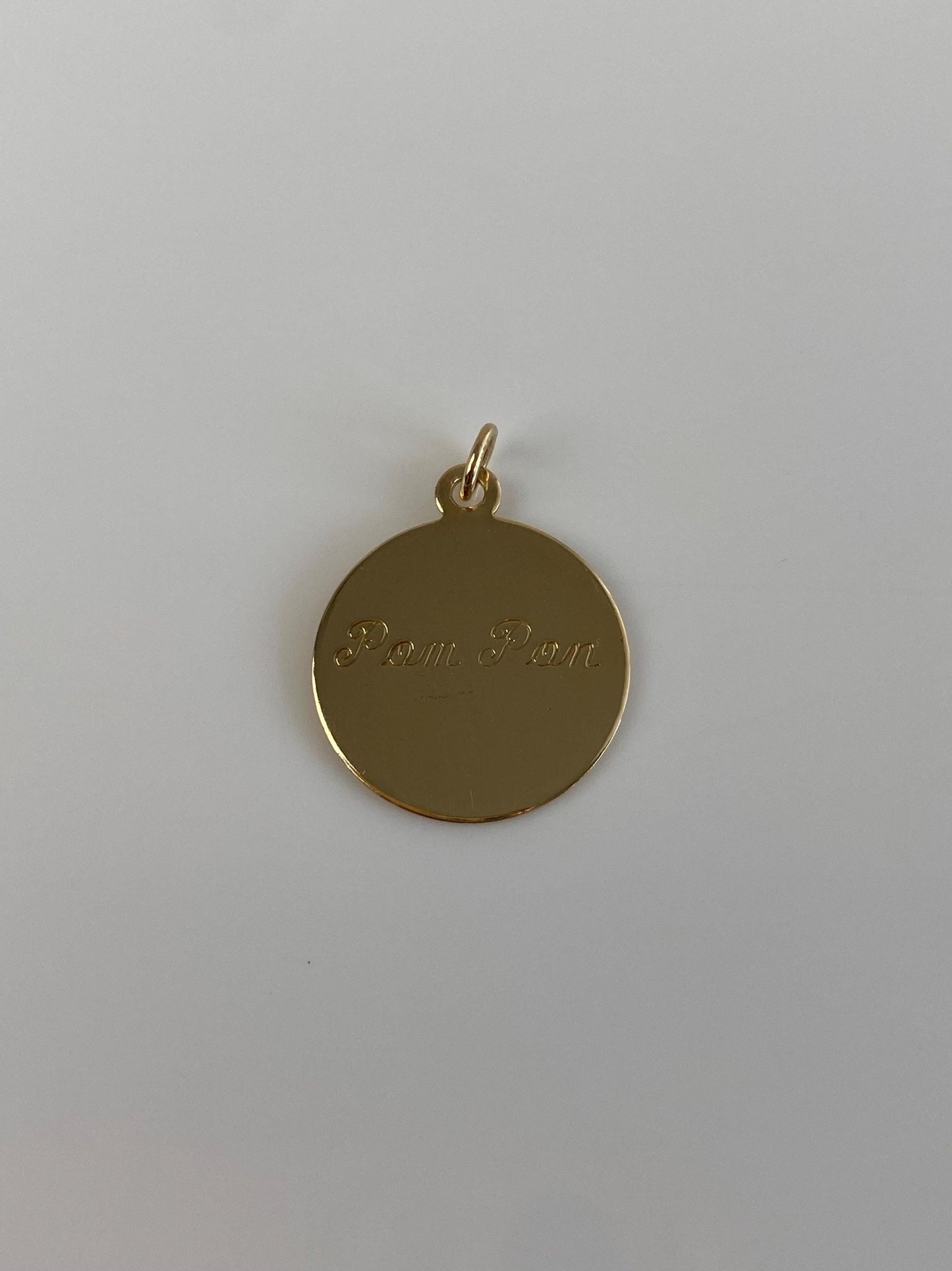 Vintage Solid 14k Yellow Gold Pom Pom Charm