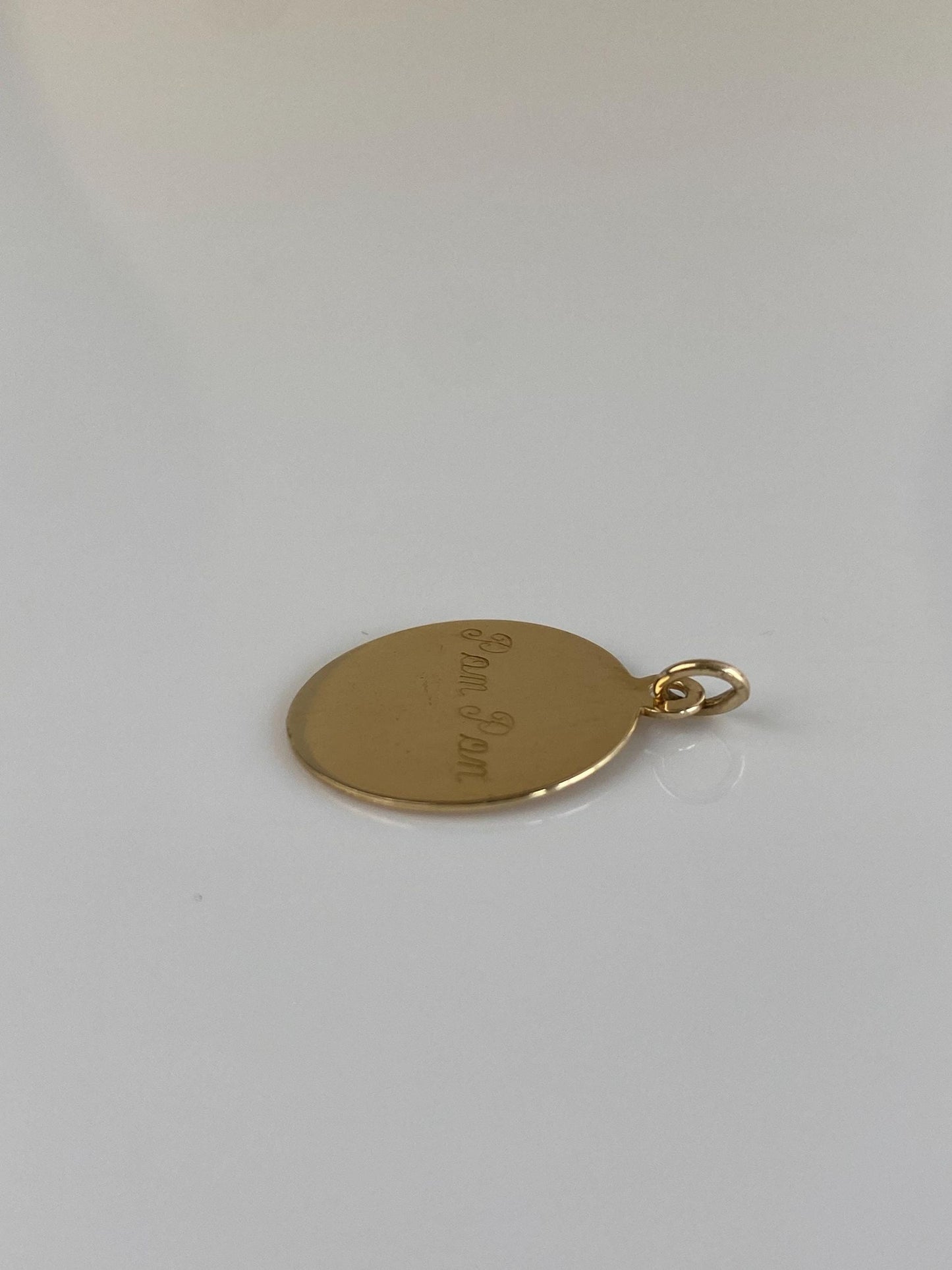 Vintage Solid 14k Yellow Gold Pom Pom Charm