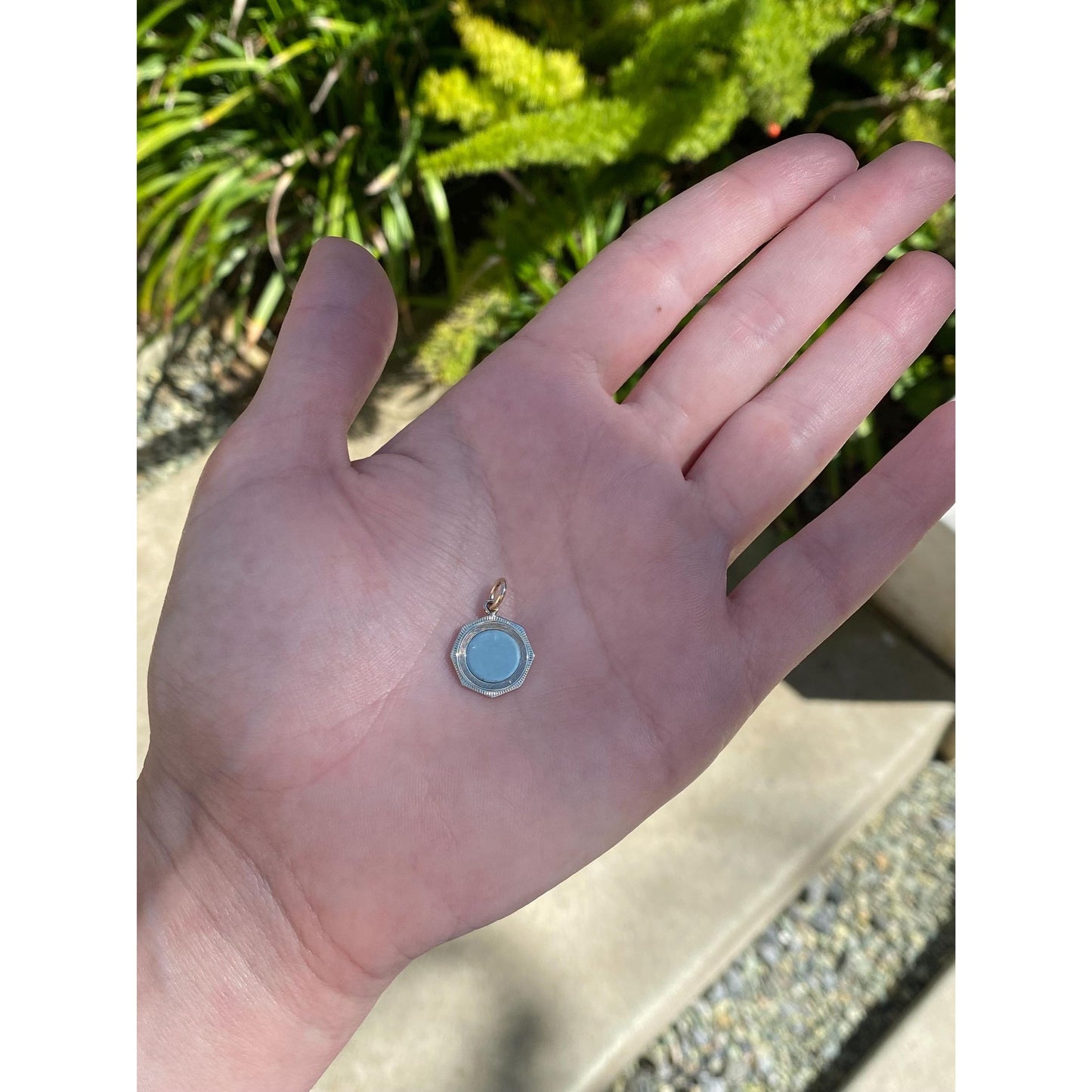 Vintage Solid 10k Yellow Gold Small Cufflink Conversion Charm