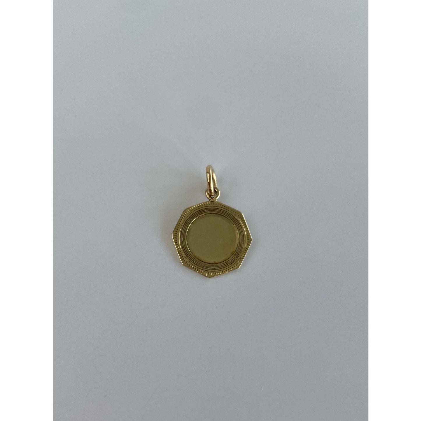 Vintage Solid 10k Yellow Gold Small Cufflink Conversion Charm