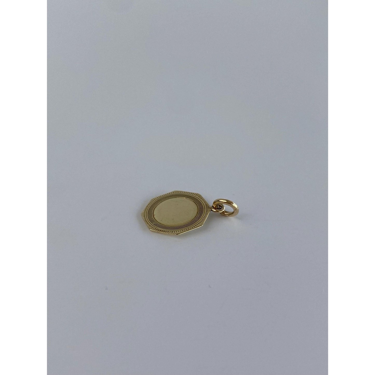 Vintage Solid 10k Yellow Gold Small Cufflink Conversion Charm