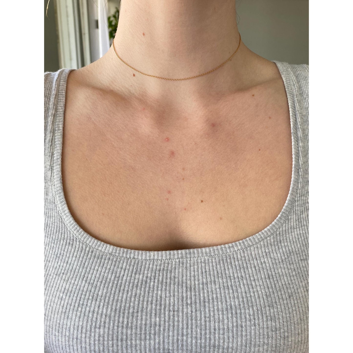 Vintage Solid 10k Yellow Gold Rolo Chain Necklace - 13.25 inches