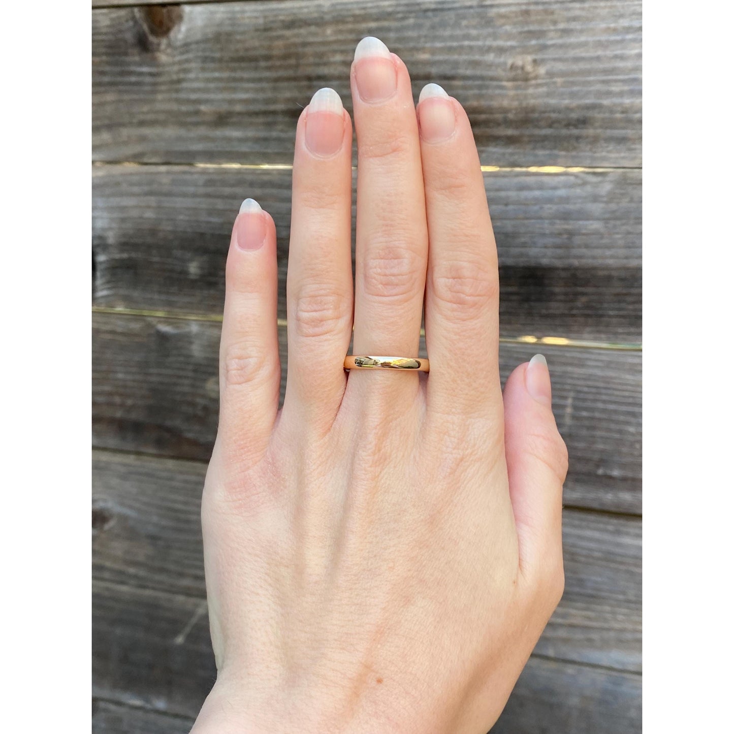 Vintage Solid 14k Yellow Gold Ring Band - Size 11-11.25