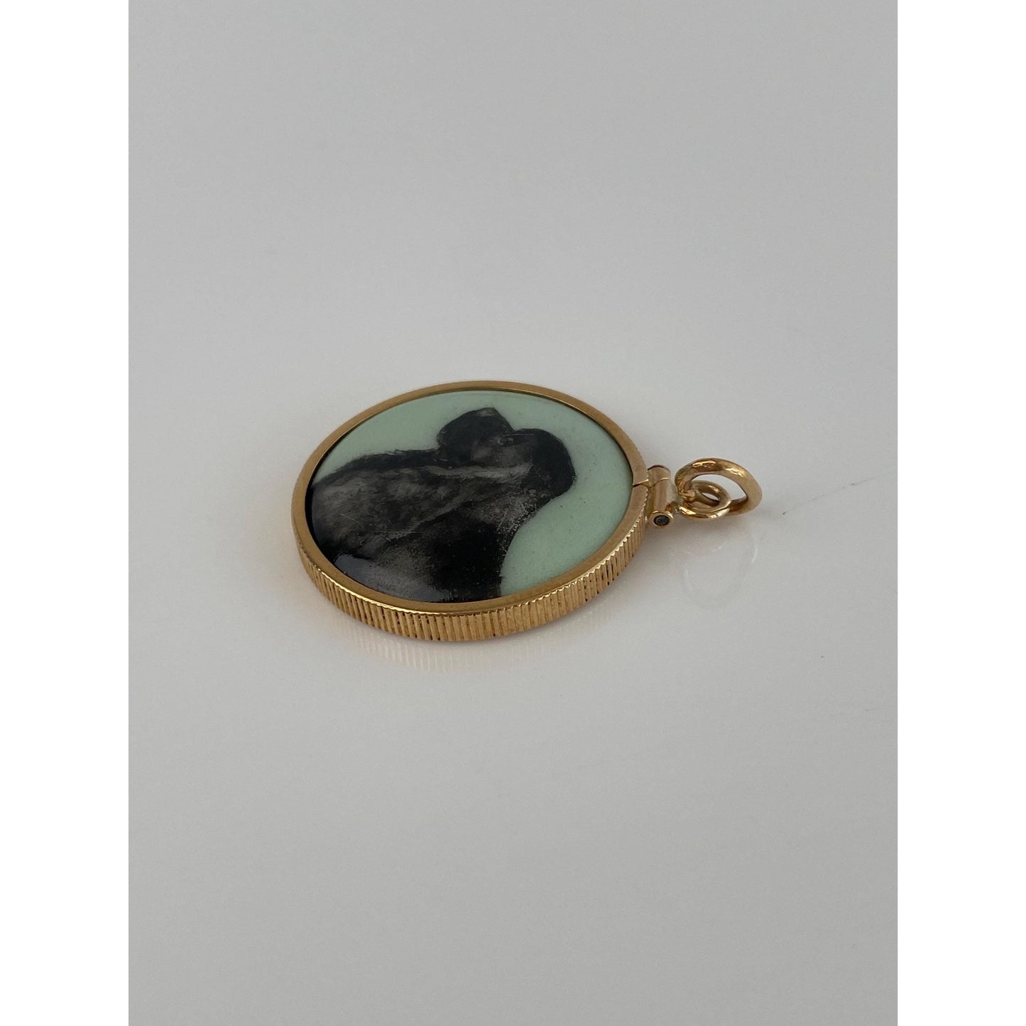 Vintage Solid 14k Yellow Gold Dog Charm