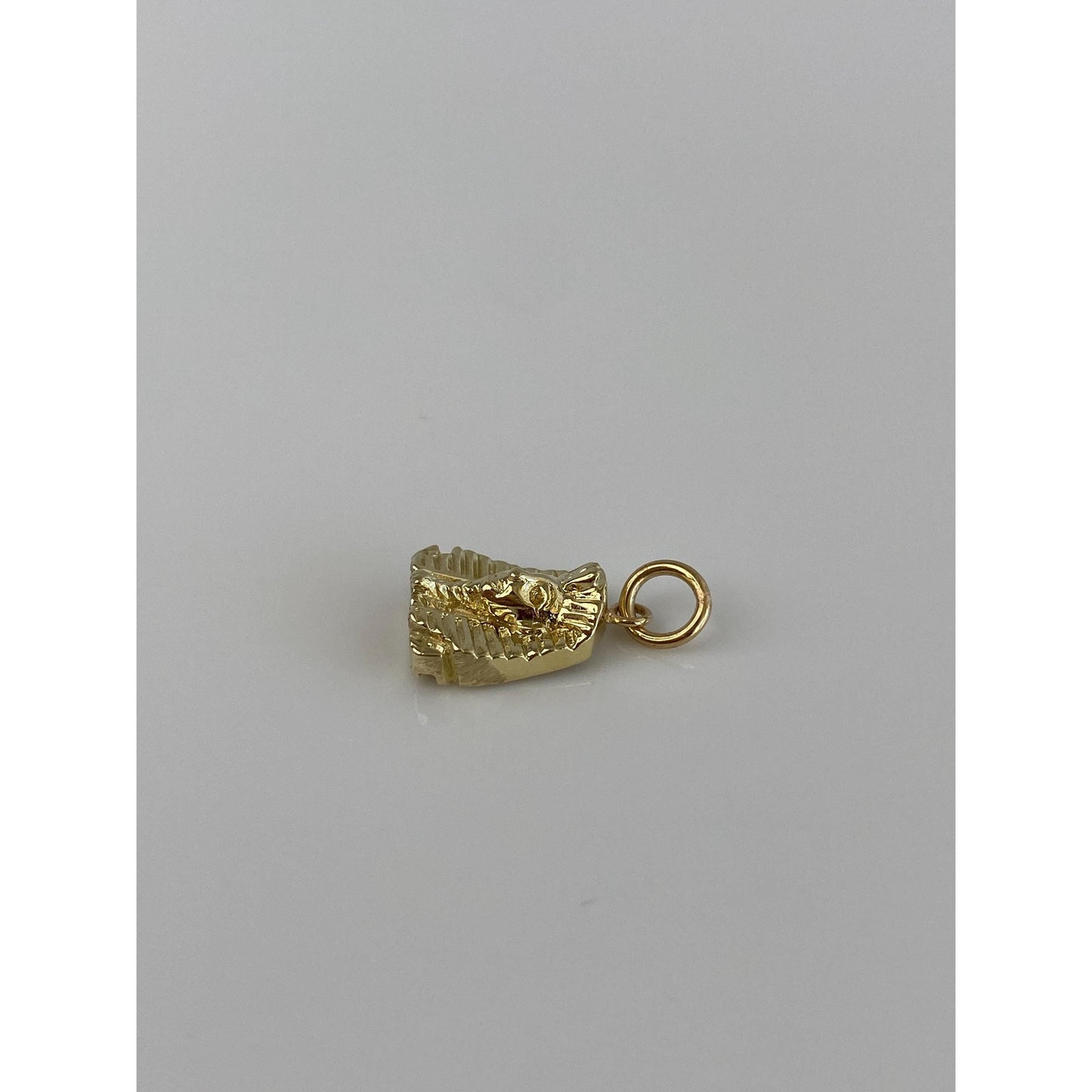 Vintage Solid 14k Yellow Gold Egyptian Pharaoh Charm