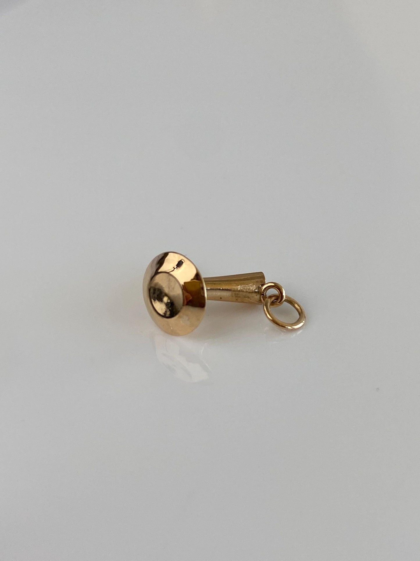 Vintage 18k Yellow Gold Special Funnel Charm