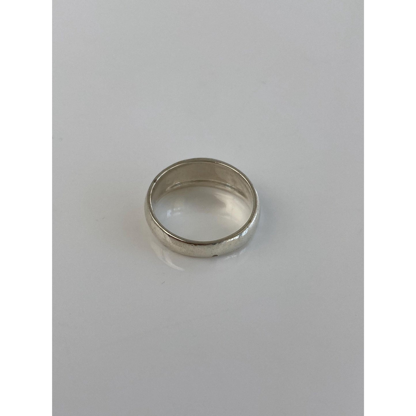 Solid Sterling Silver Tree of Life Ring Band - Size 6.75