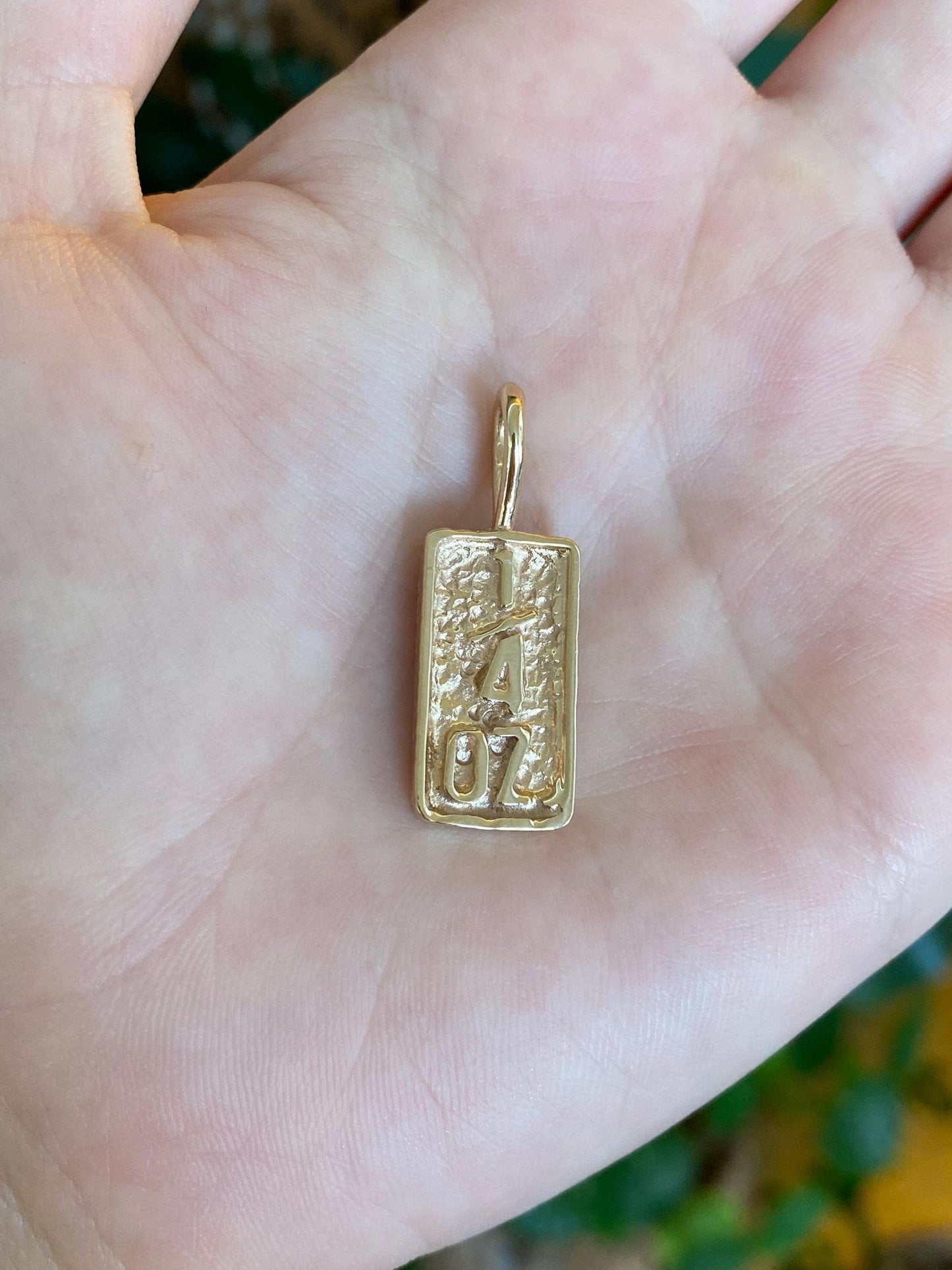 Vintage Solid 14k Yellow Gold 1/4 OZ Gold Bar Charm