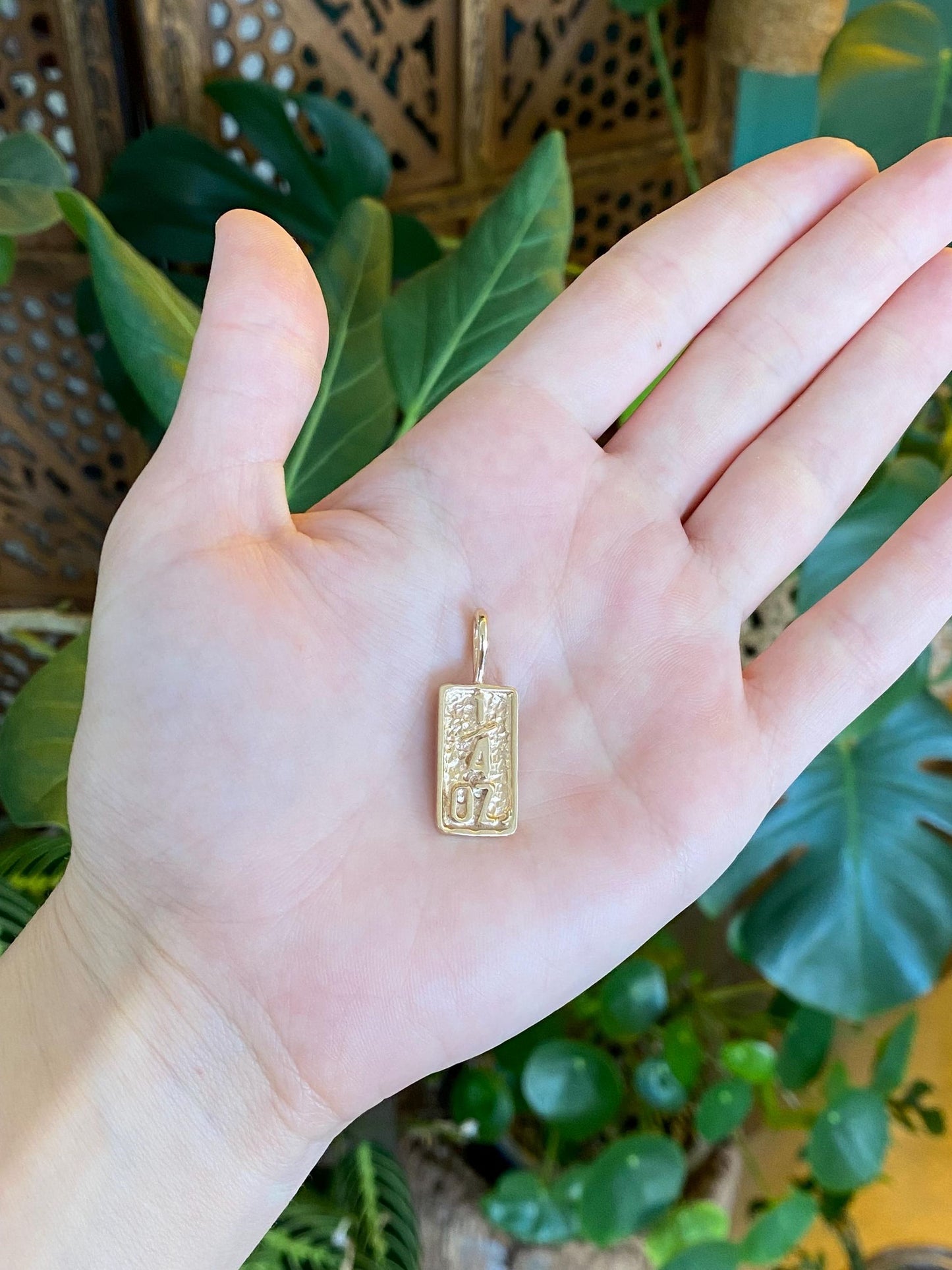 Vintage Solid 14k Yellow Gold 1/4 OZ Gold Bar Charm