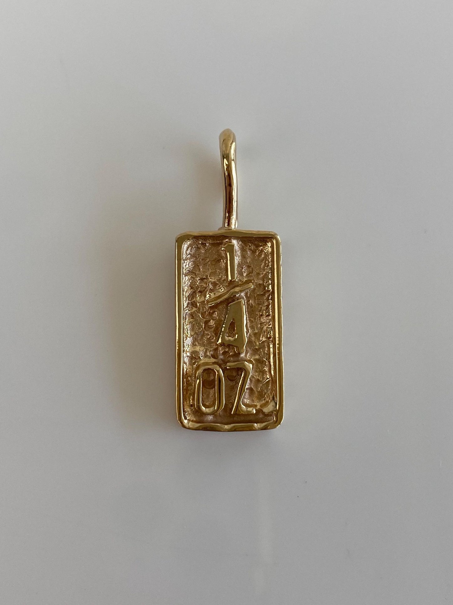 Vintage Solid 14k Yellow Gold 1/4 OZ Gold Bar Charm