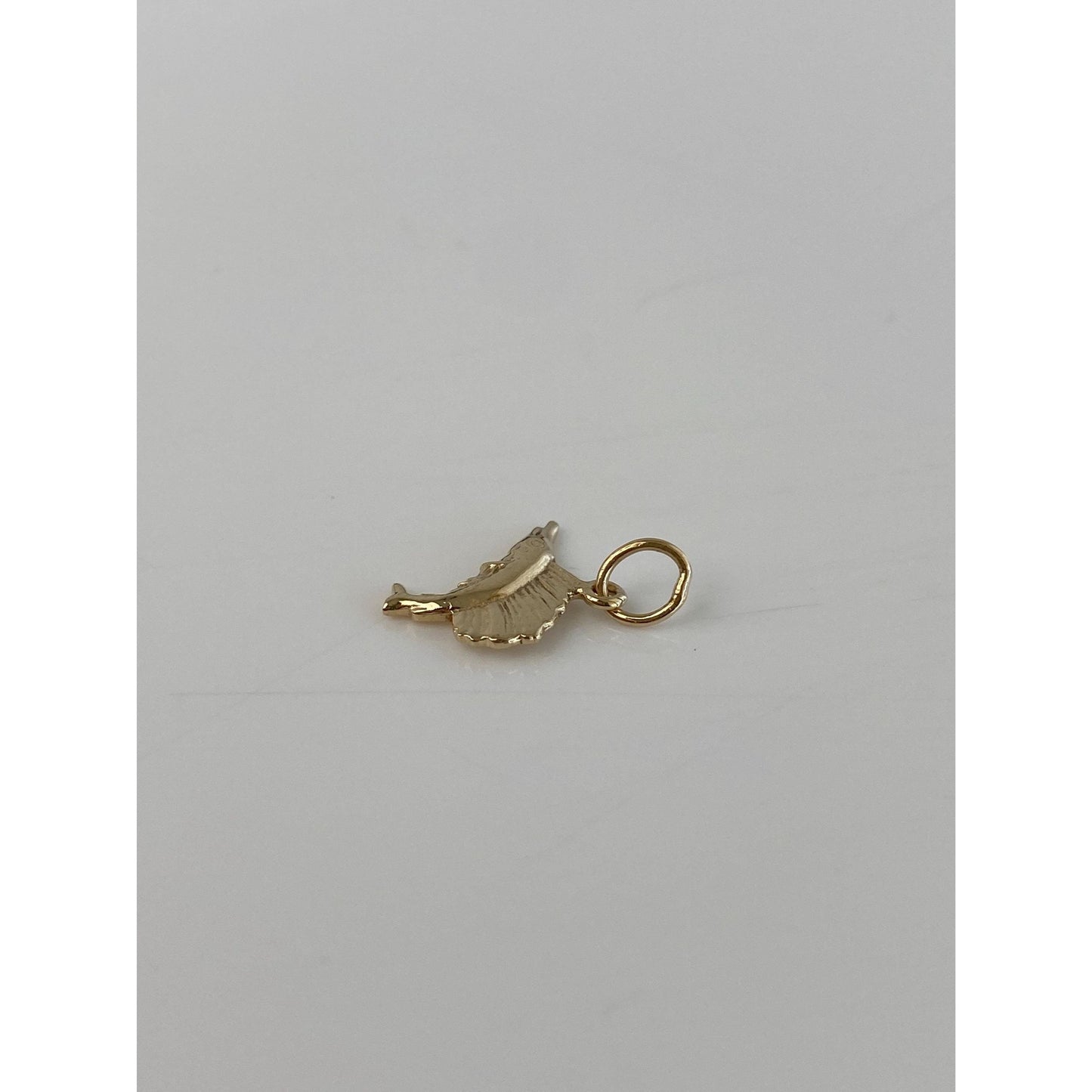 Vintage Solid 14k Yellow Gold Sailfish Charm