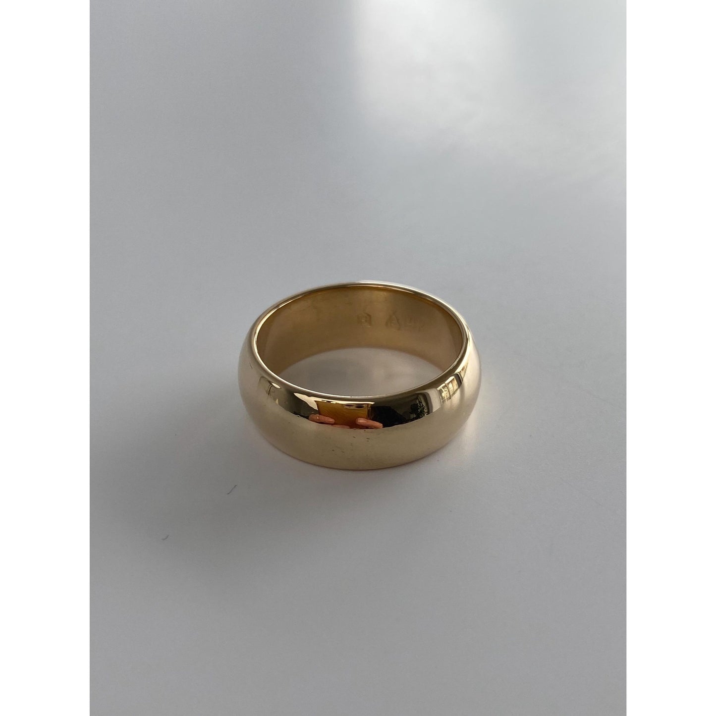 Vintage Solid 14k Yellow Gold Ring Band - Size 6.75