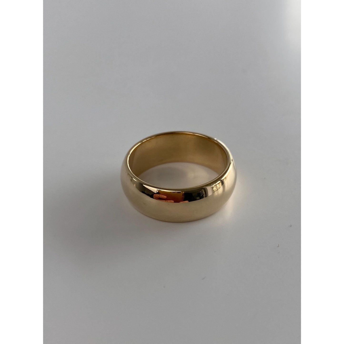 Vintage Solid 14k Yellow Gold Ring Band - Size 6.75