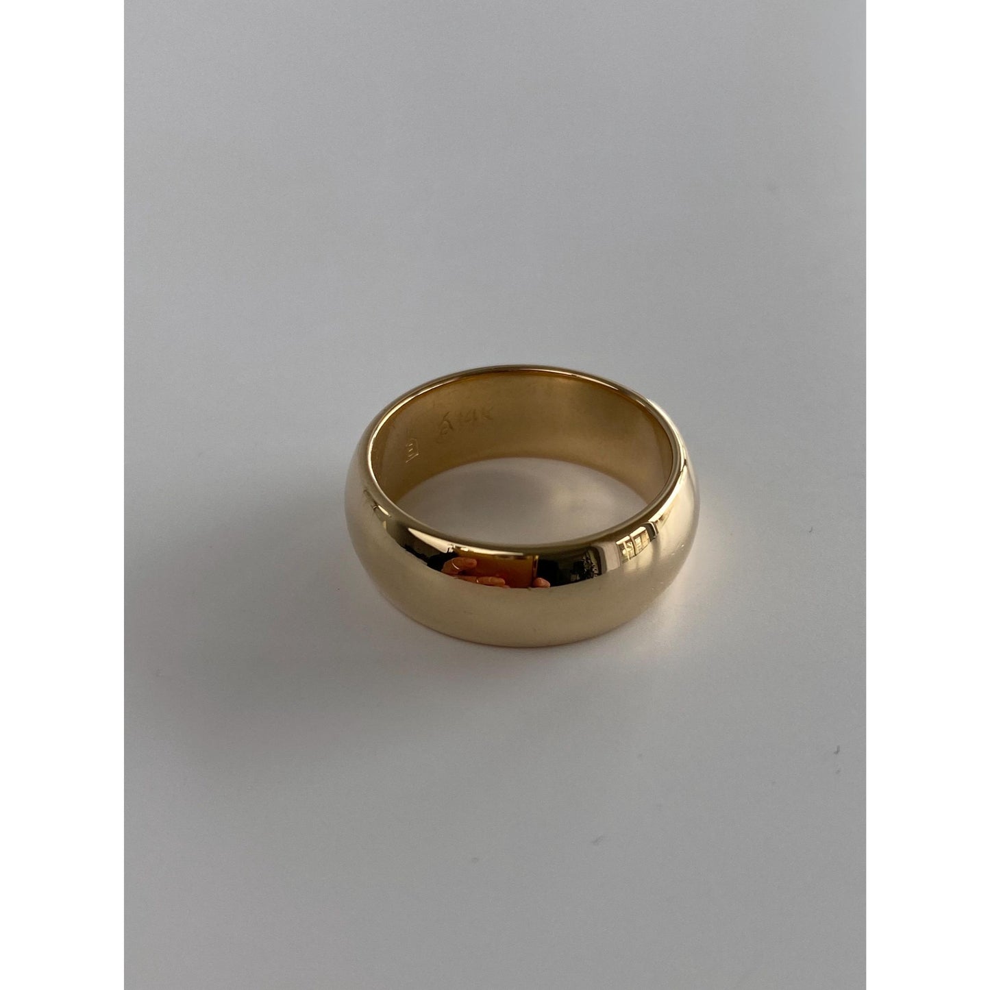 Vintage Solid 14k Yellow Gold Ring Band - Size 6.75