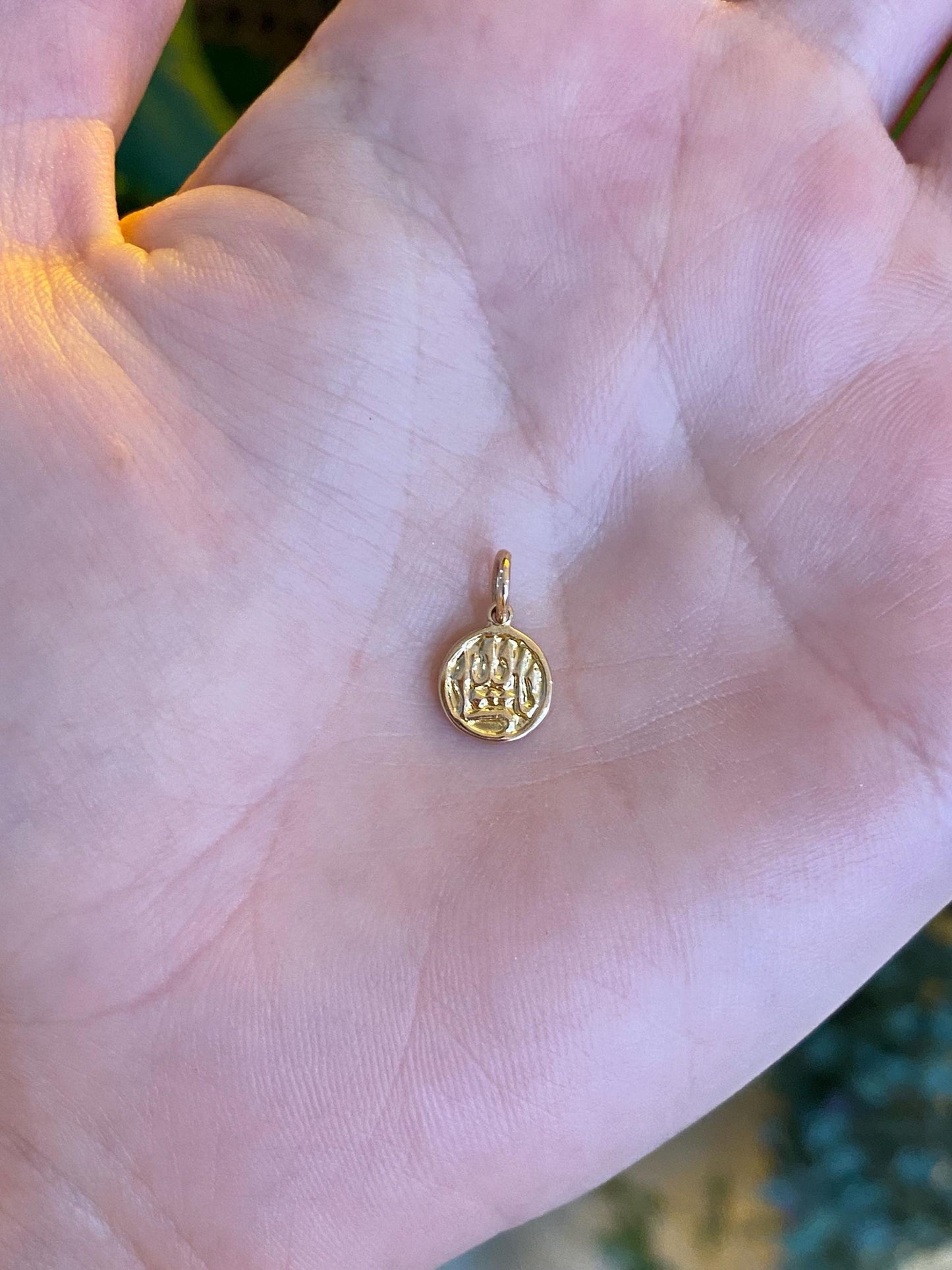 Vintage Solid 14k Yellow Gold Charm