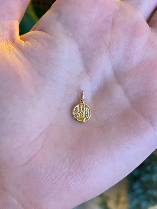 Vintage Solid 14k Yellow Gold Charm