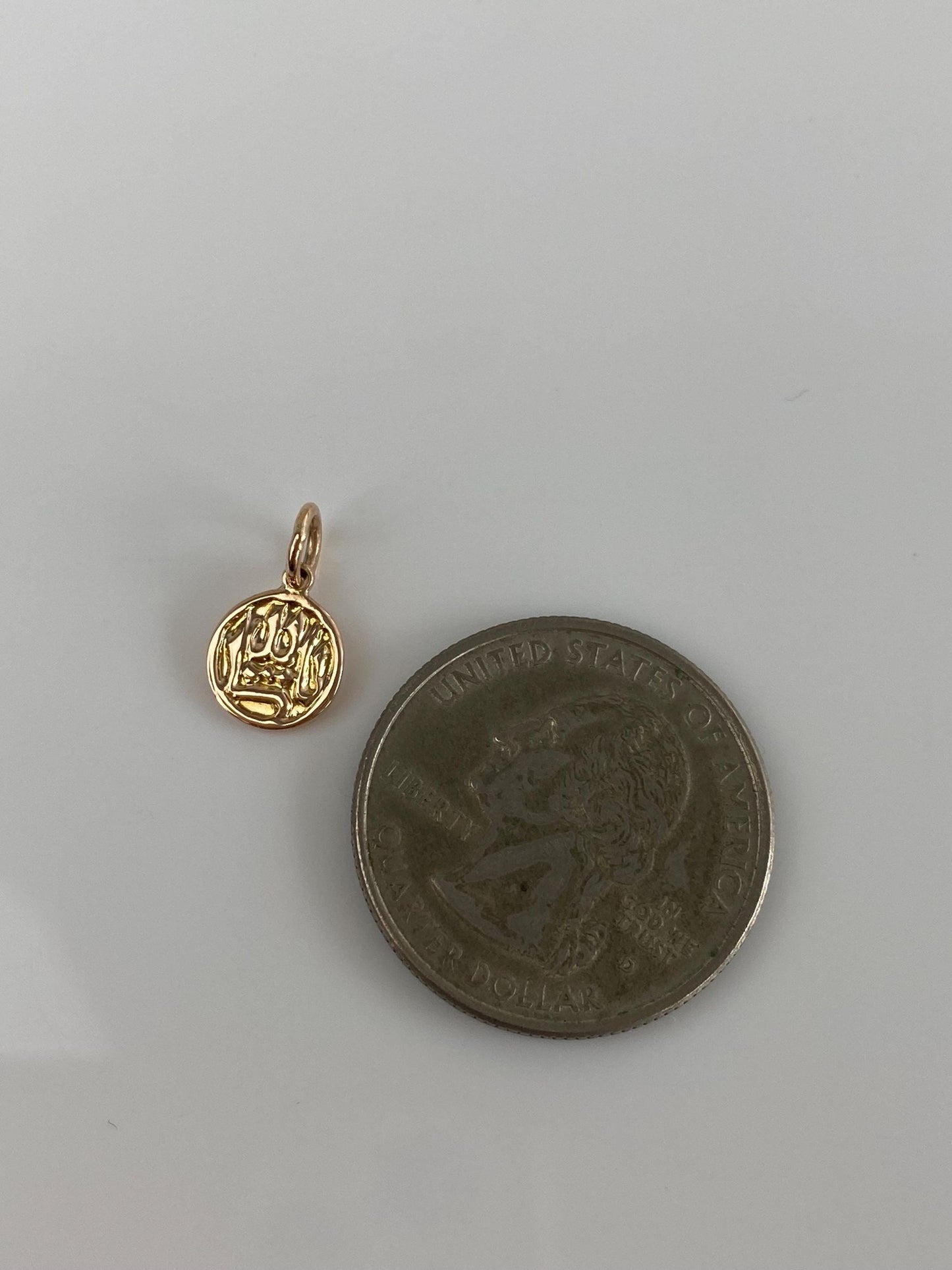 Vintage Solid 14k Yellow Gold Charm