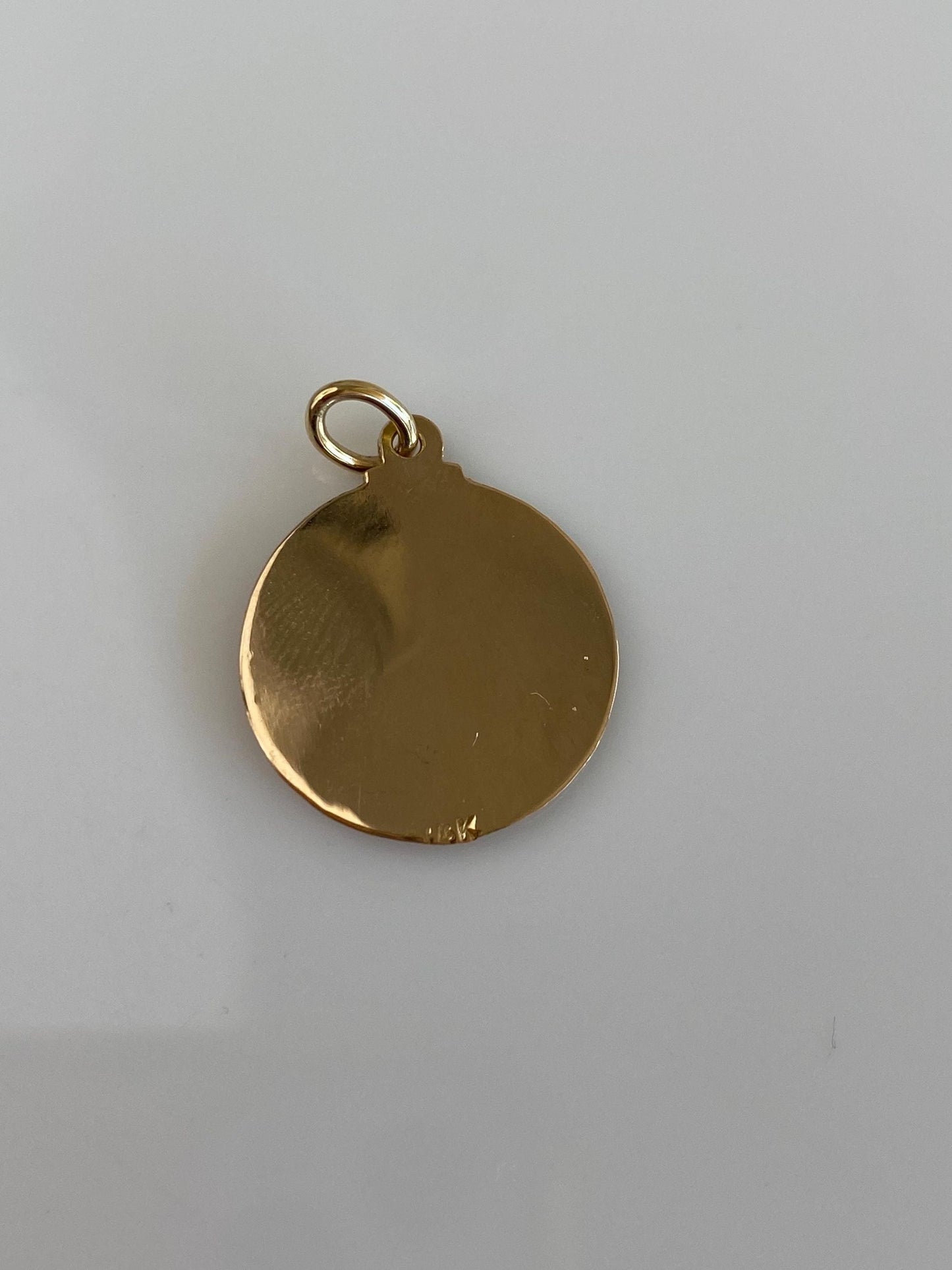 Vintage Solid 14k Yellow Gold Gemini Zodiac Twins Charm