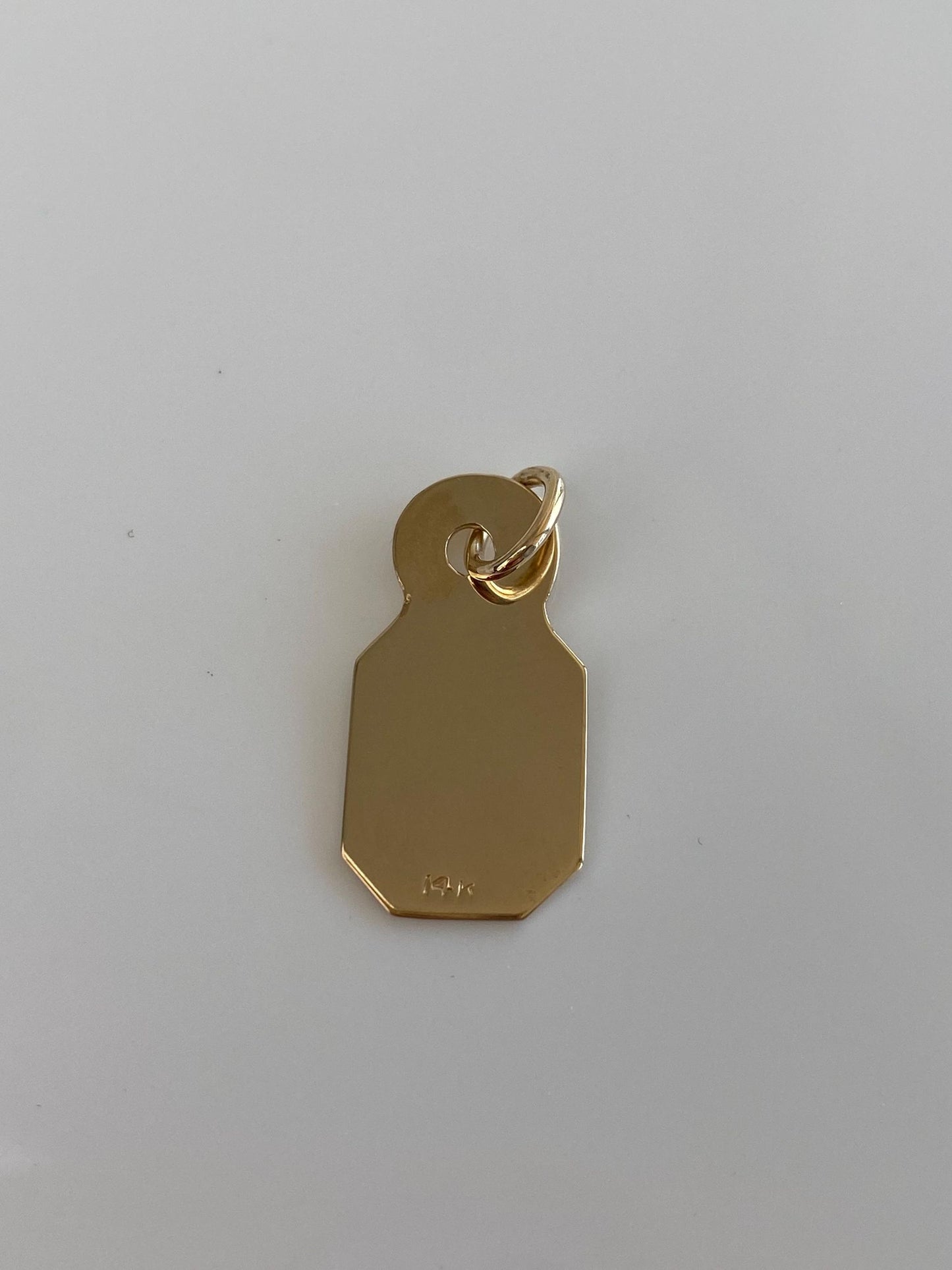 Vintage Solid 14k Yellow Gold 'Priceless' Tag Charm
