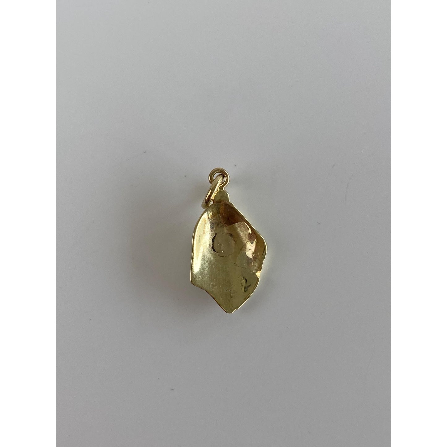 Solid 14k Yellow Gold Hooded Man Charm