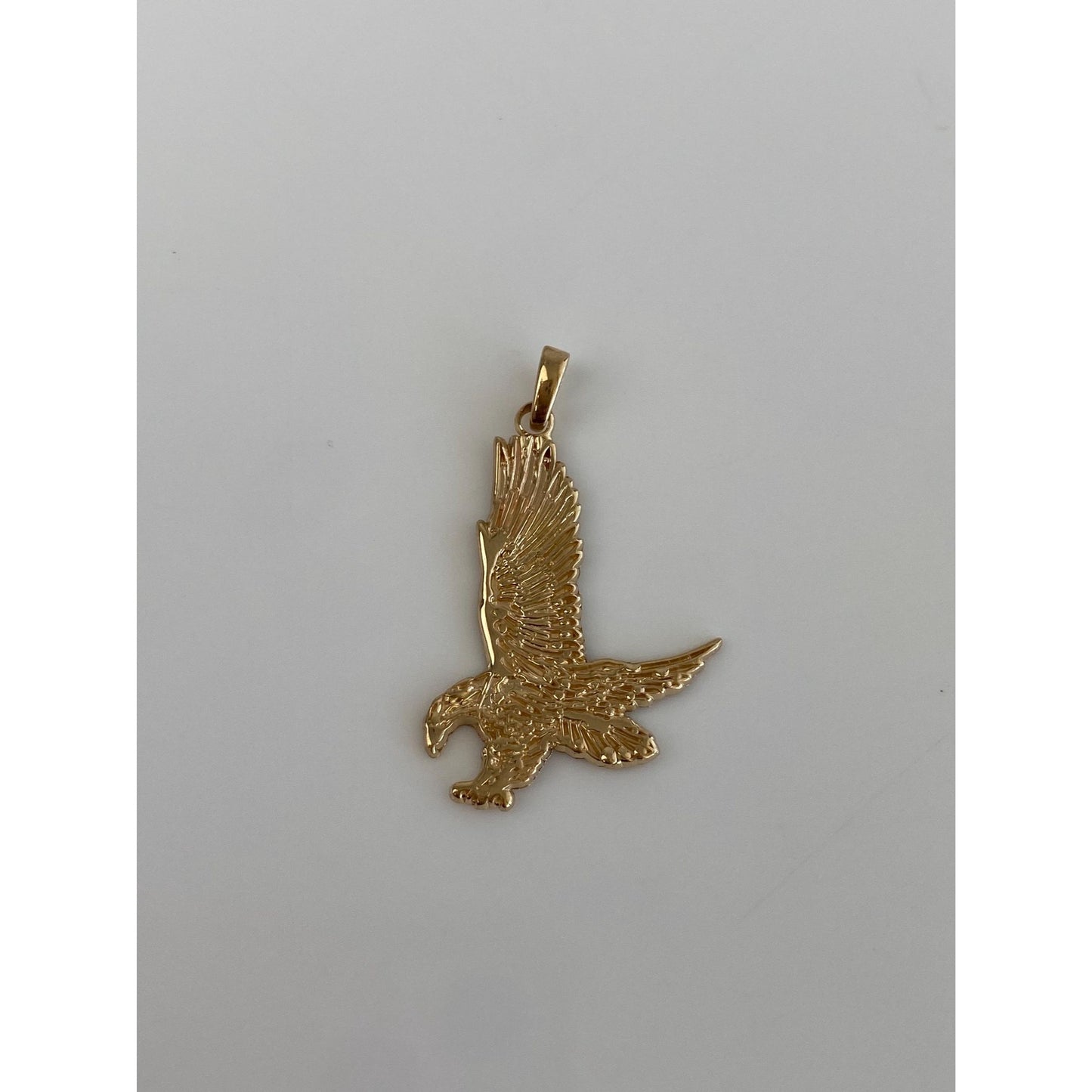 Vintage Solid 14k Yellow Gold Eagle Charm