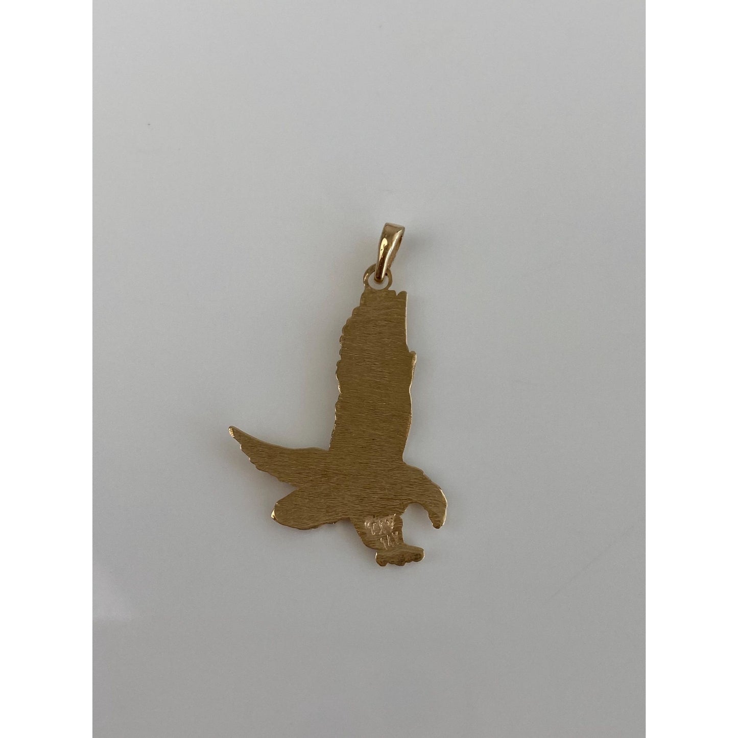Vintage Solid 14k Yellow Gold Eagle Charm
