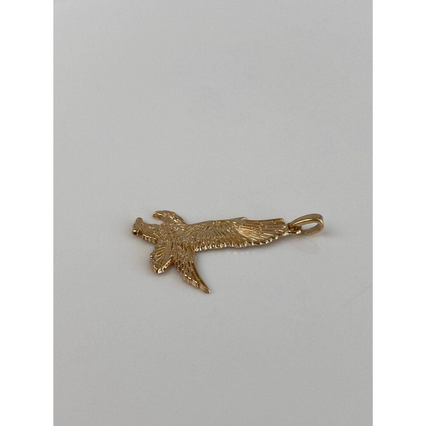 Vintage Solid 14k Yellow Gold Eagle Charm
