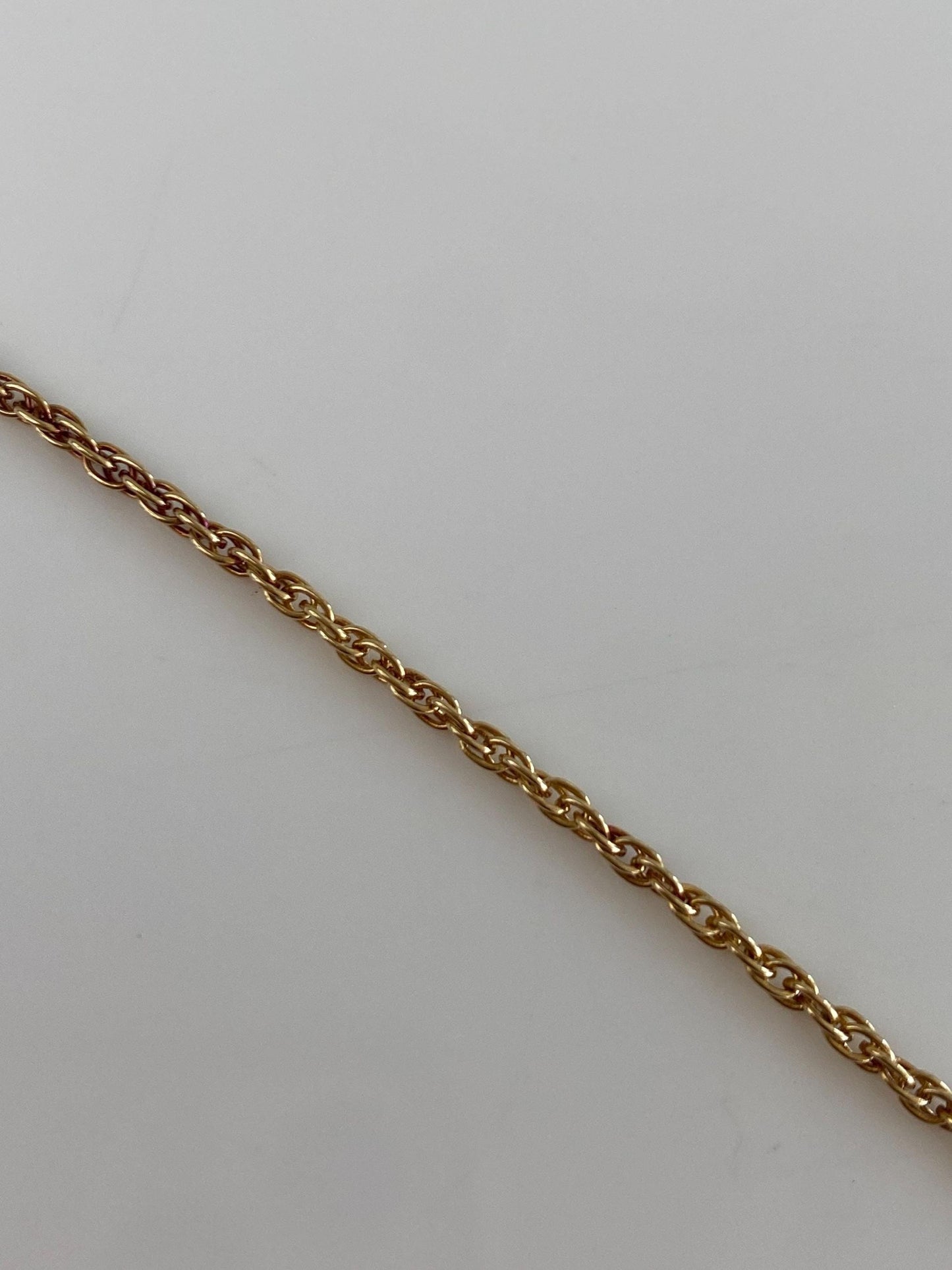 Vintage Solid 14k Yellow Gold Chain Extender - 4.25 inches