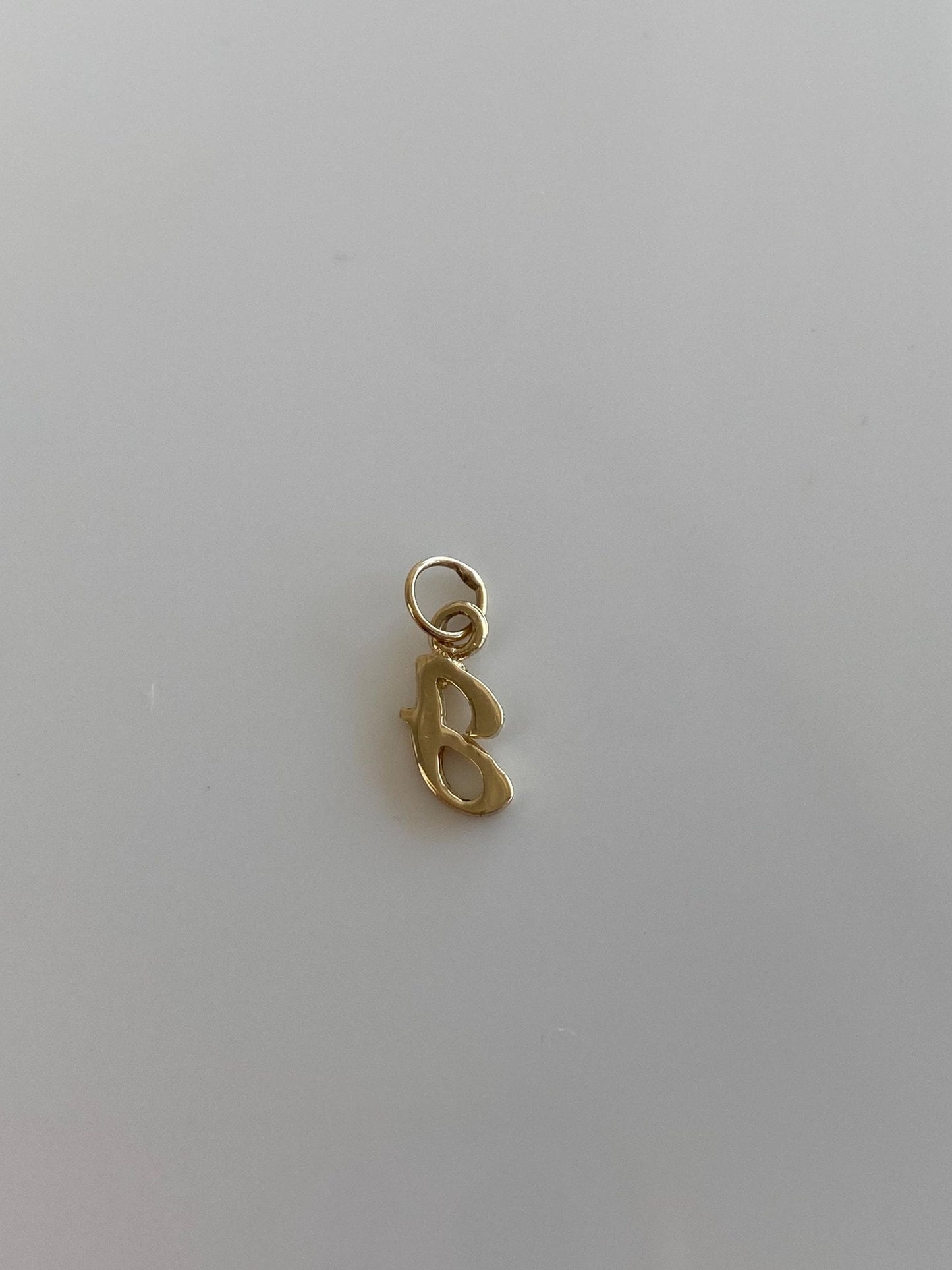 Vintage Solid 12k Yellow Gold Initial 'J' Charm