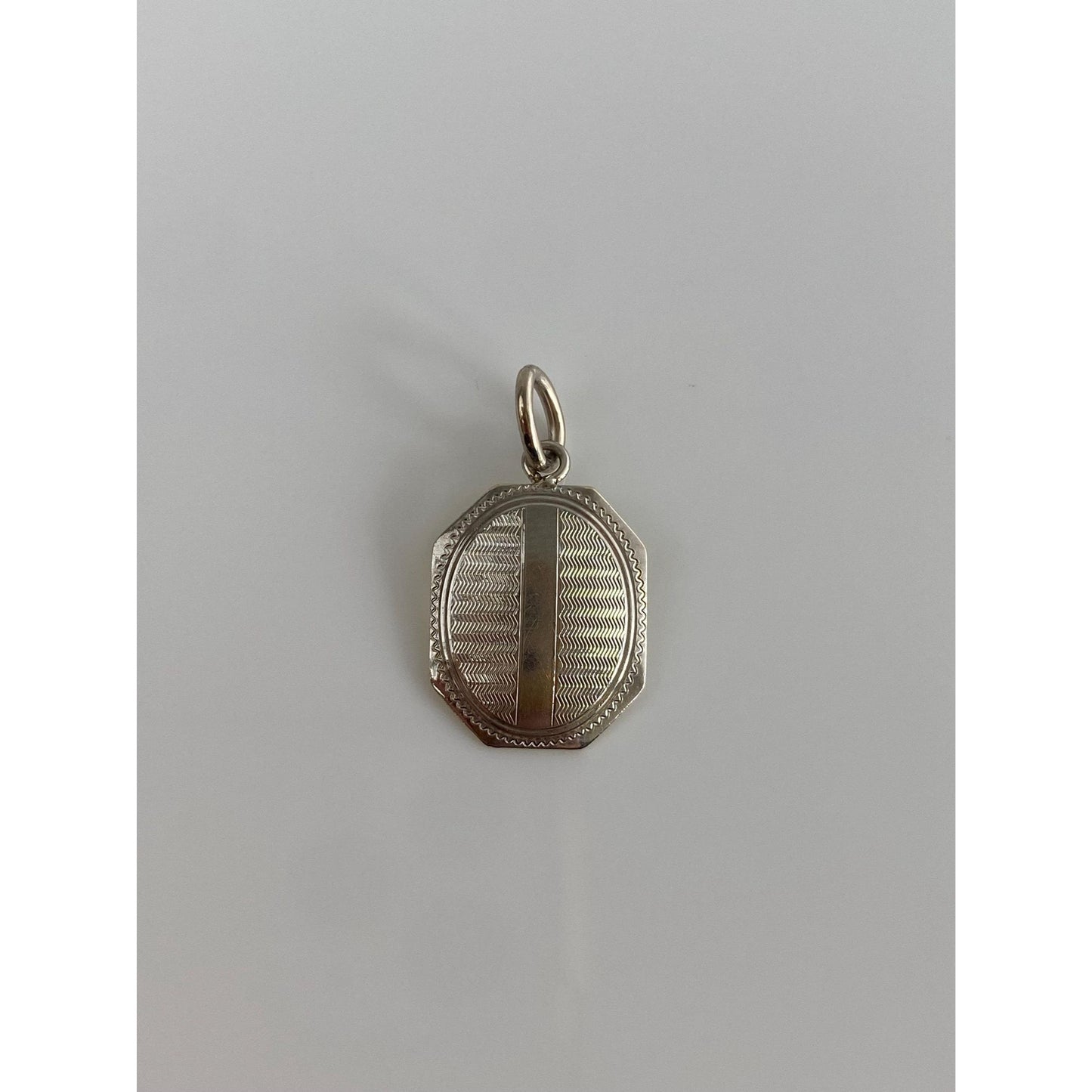 Vintage Solid Platinum & 14k Yellow Gold Cufflink Conversion Charm