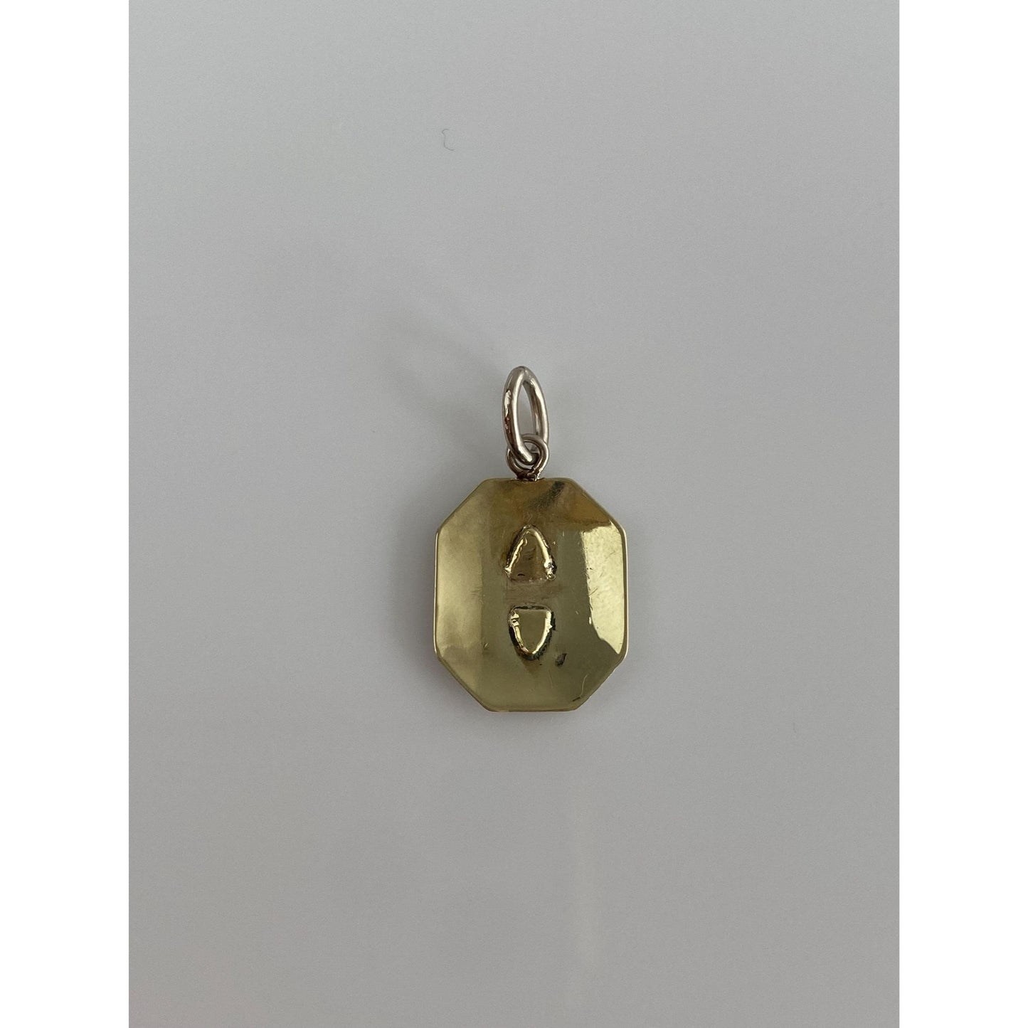 Vintage Solid Platinum & 14k Yellow Gold Cufflink Conversion Charm