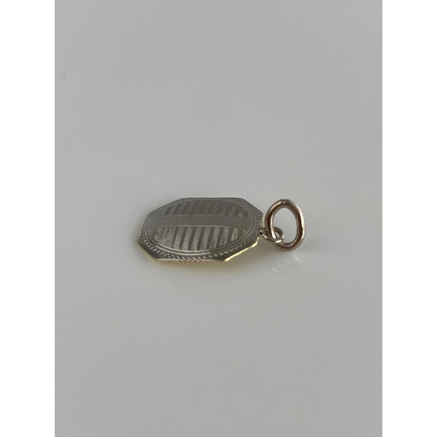 Vintage Solid Platinum & 14k Yellow Gold Cufflink Conversion Charm