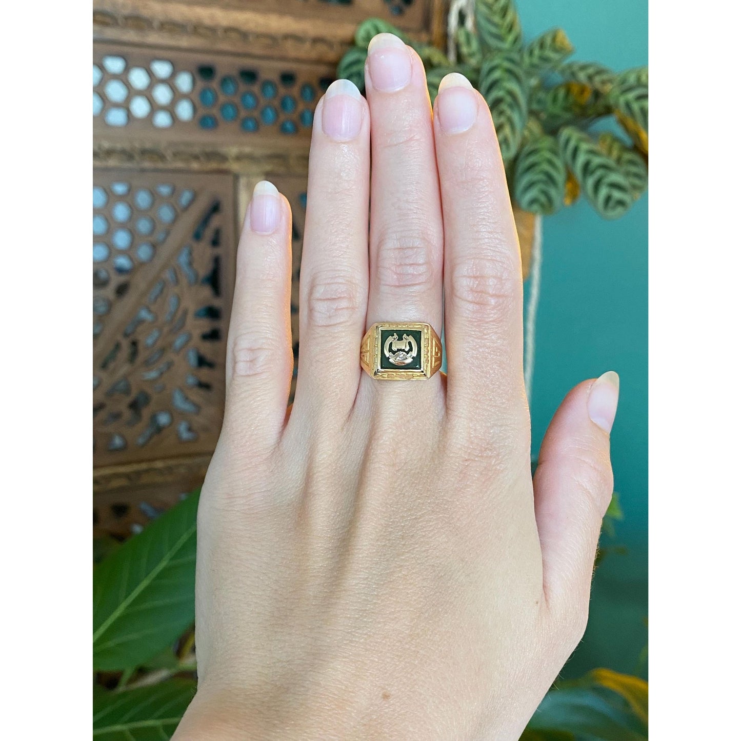 Vintage Solid 10k Yellow Gold 1926 Class Ring - Size 6