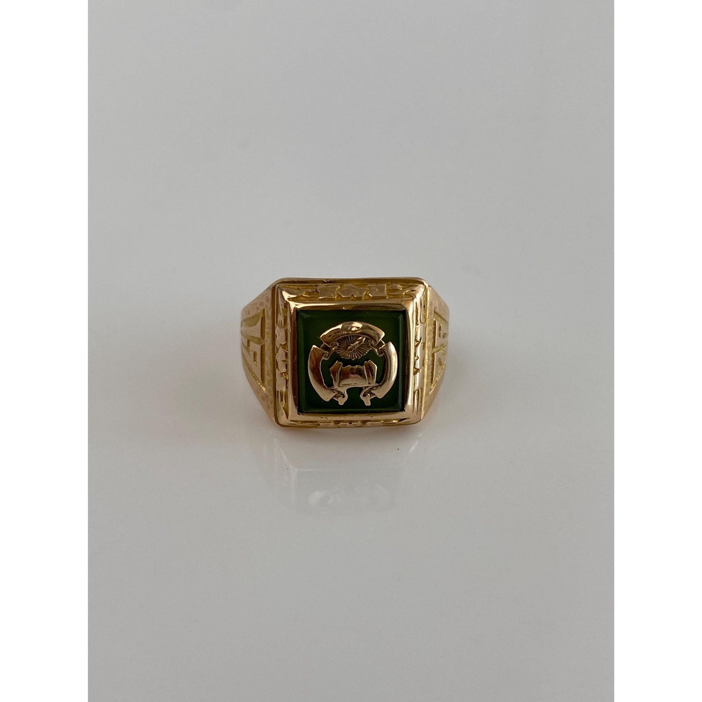 Vintage Solid 10k Yellow Gold 1926 Class Ring - Size 6