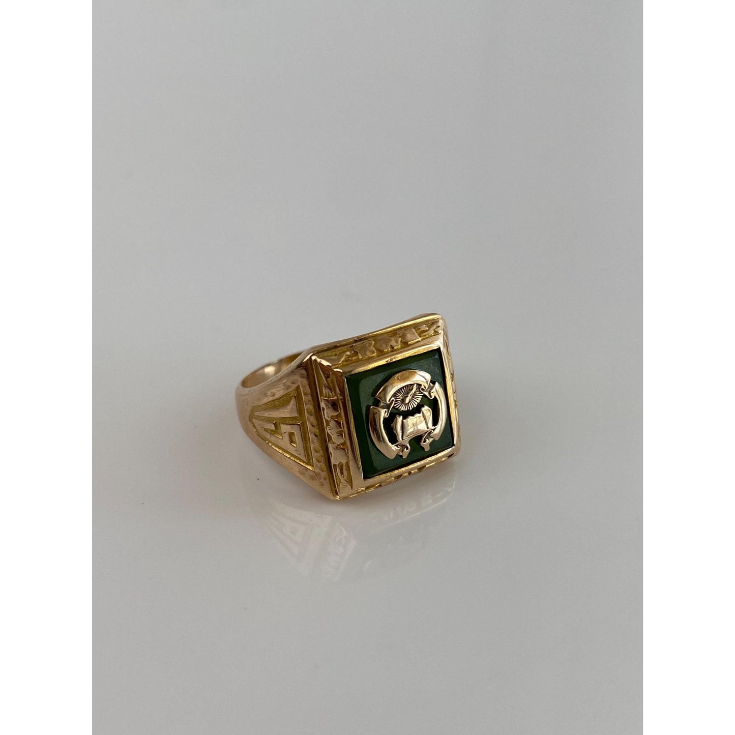Vintage Solid 10k Yellow Gold 1926 Class Ring - Size 6