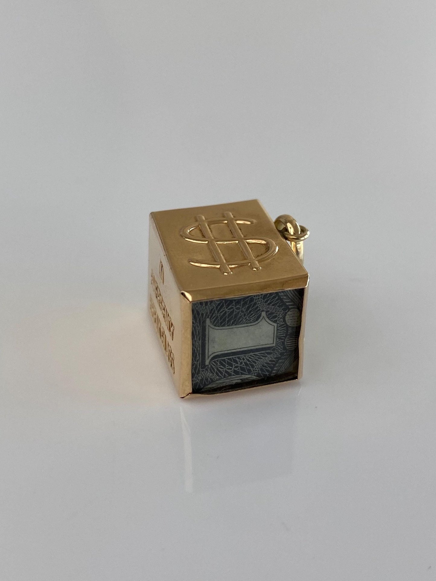 Vintage 14k Yellow Gold Money Box Charm