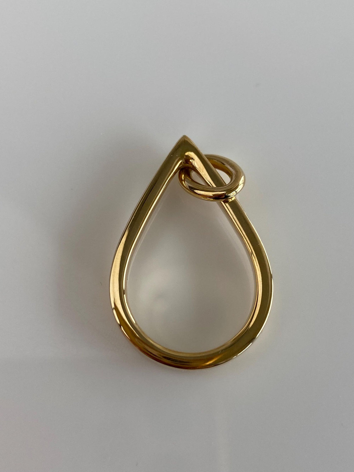 14k Yellow Gold Teardrop Pendant