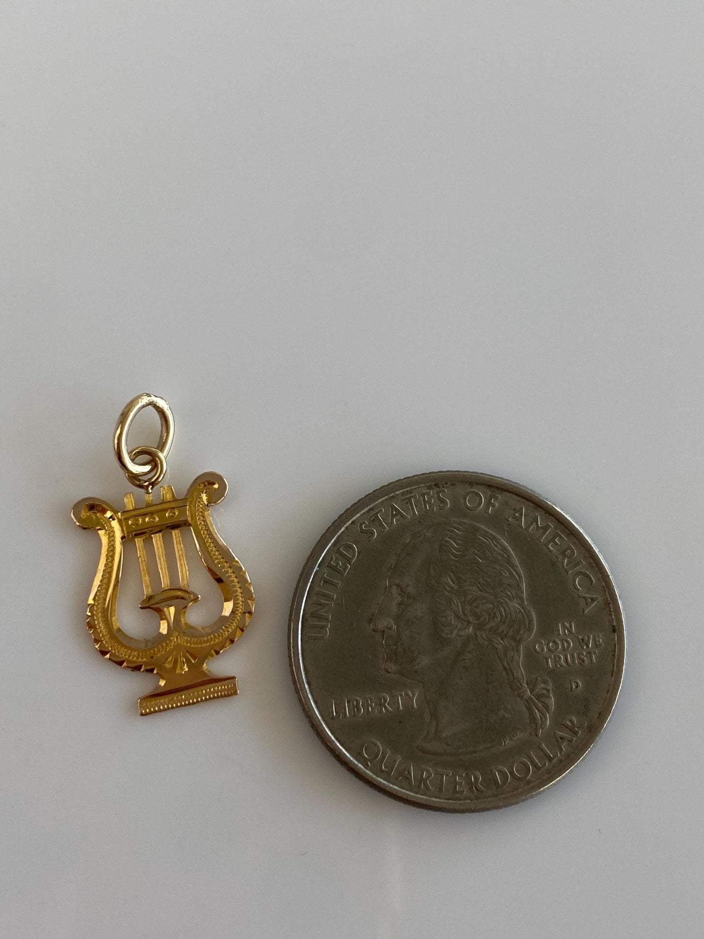 Vintage Solid 9k Yellow Gold Charm