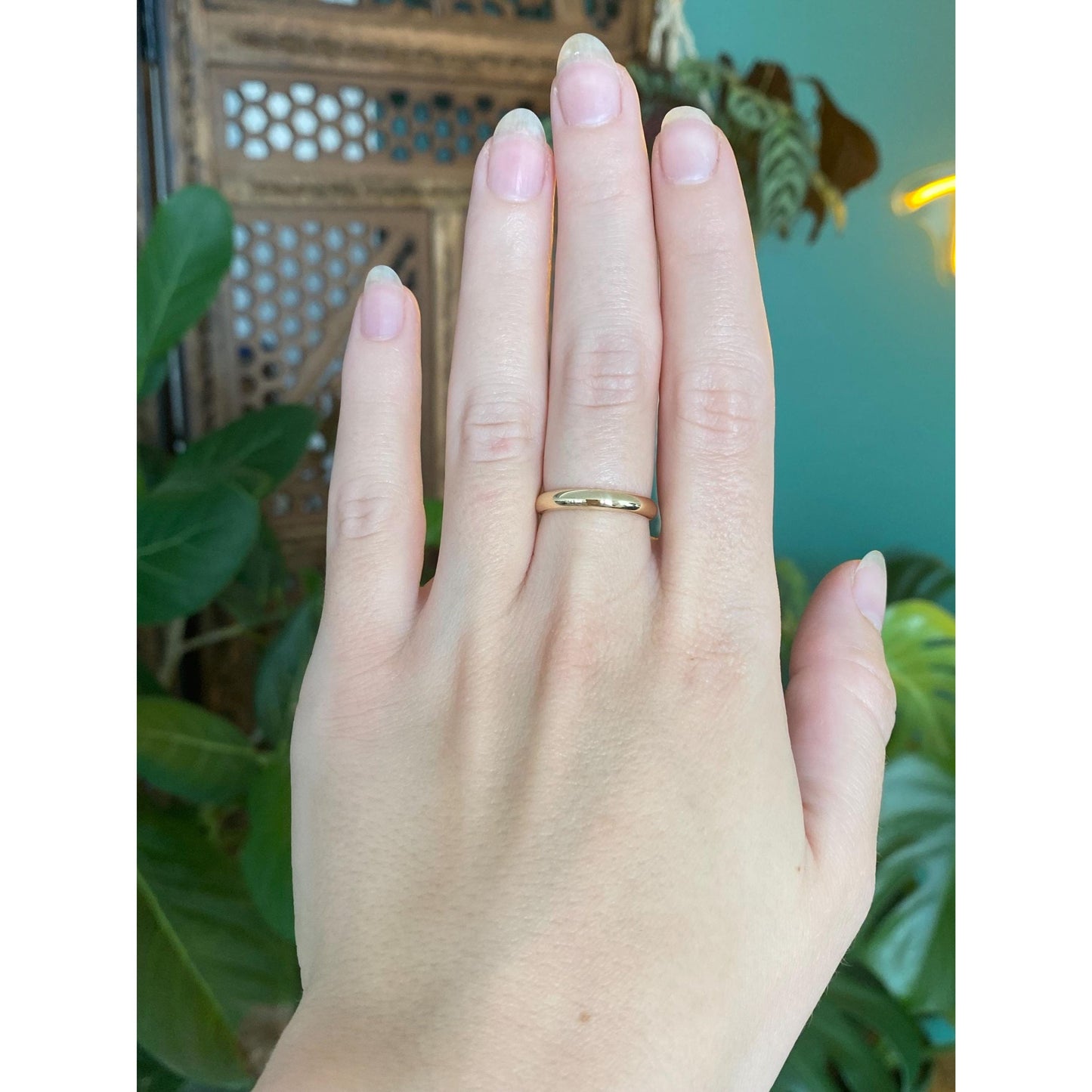 Vintage Solid 14k Yellow Gold Ring Band - Size 6.5