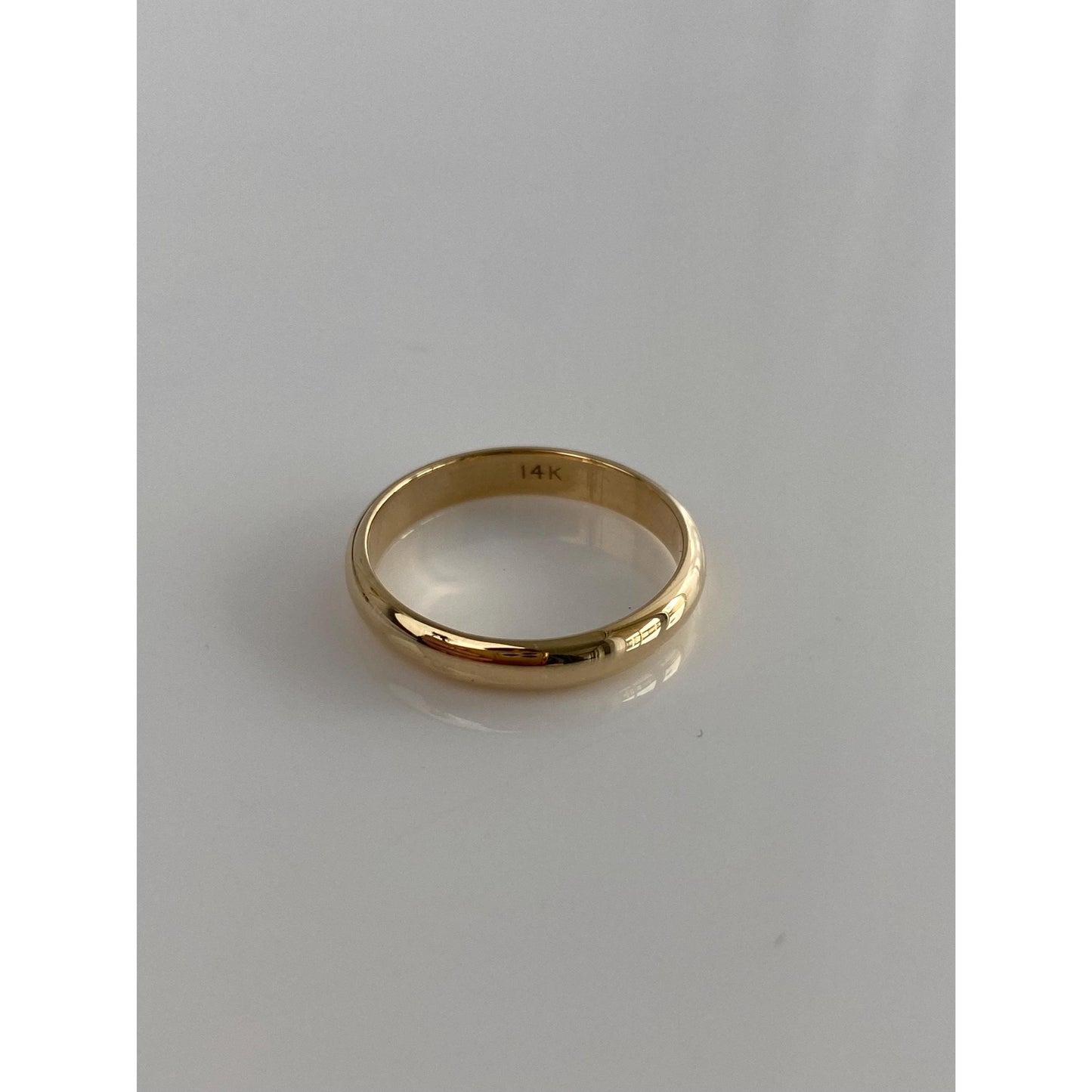 Vintage Solid 14k Yellow Gold Ring Band - Size 6.5