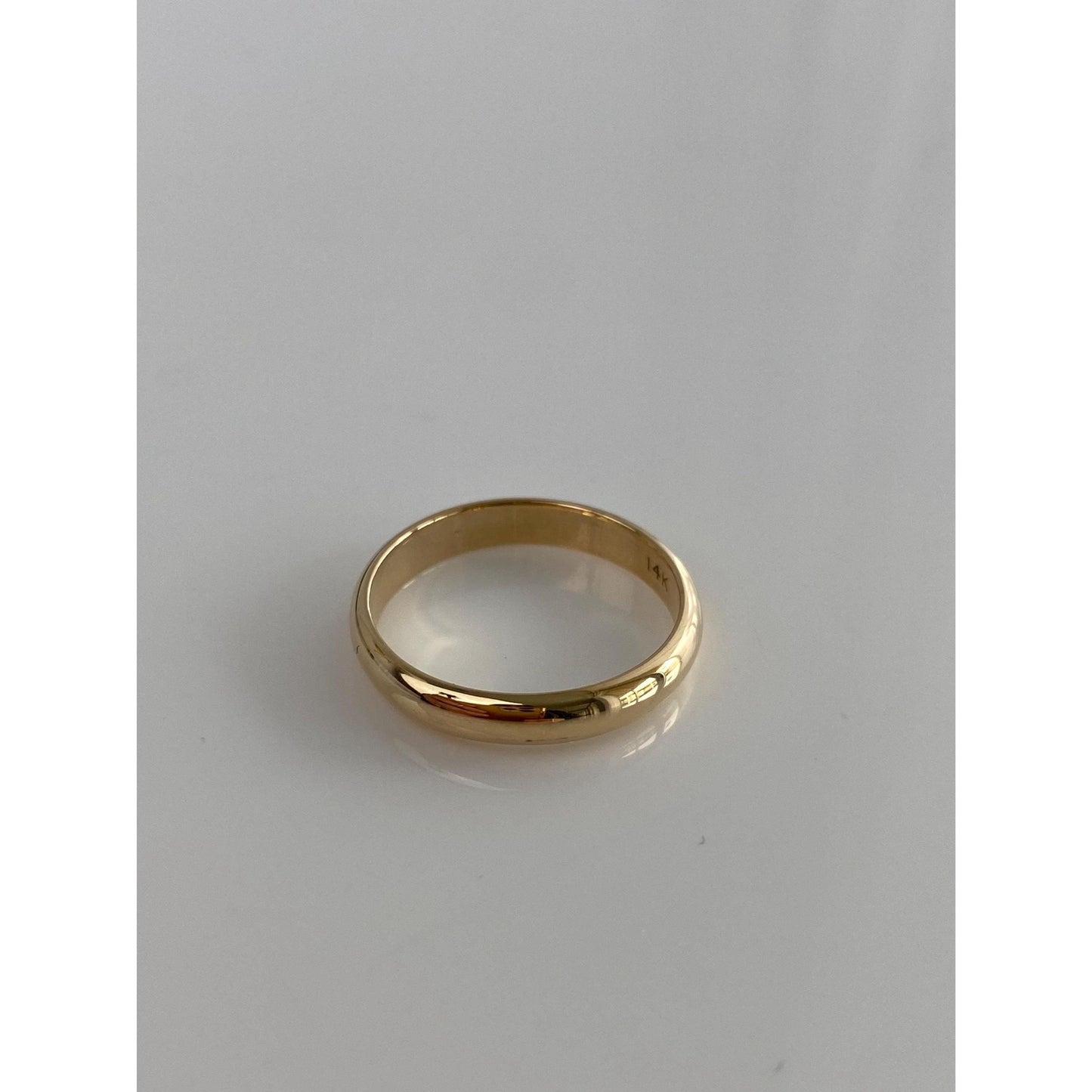 Vintage Solid 14k Yellow Gold Ring Band - Size 6.5