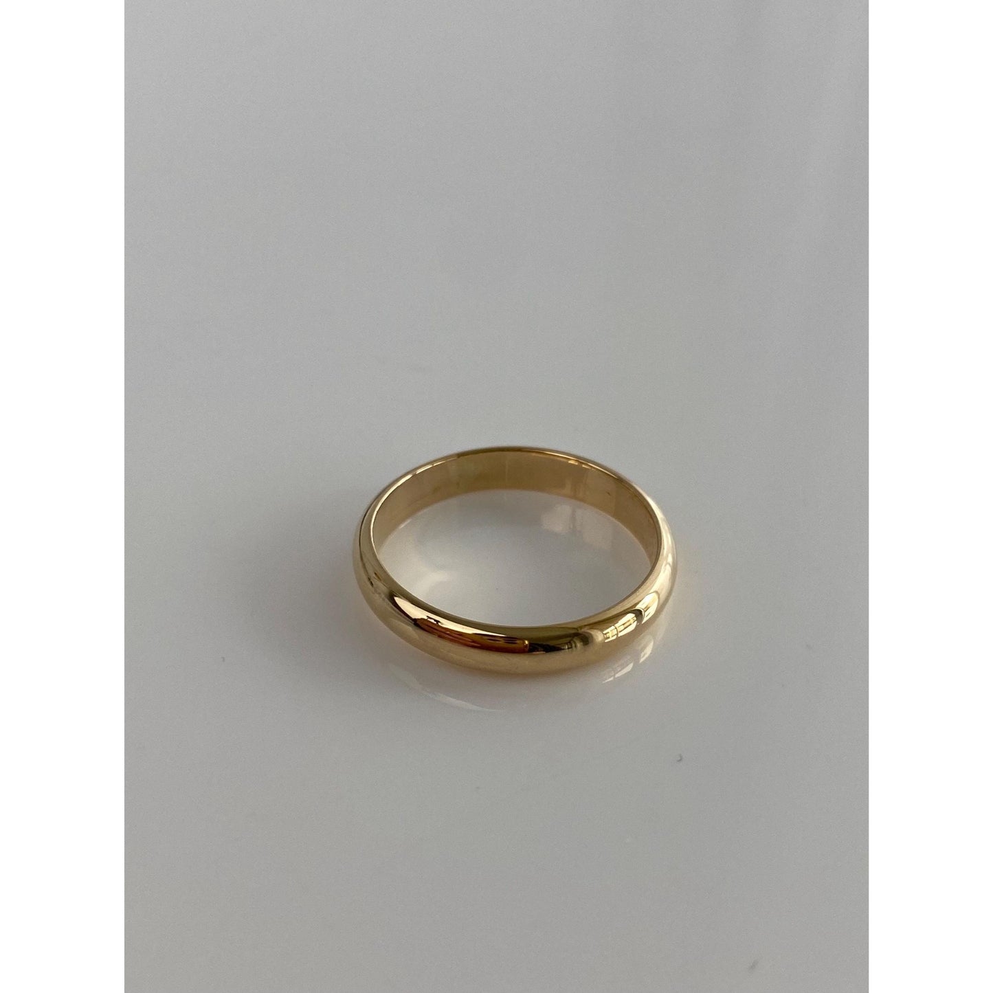 Vintage Solid 14k Yellow Gold Ring Band - Size 6.5