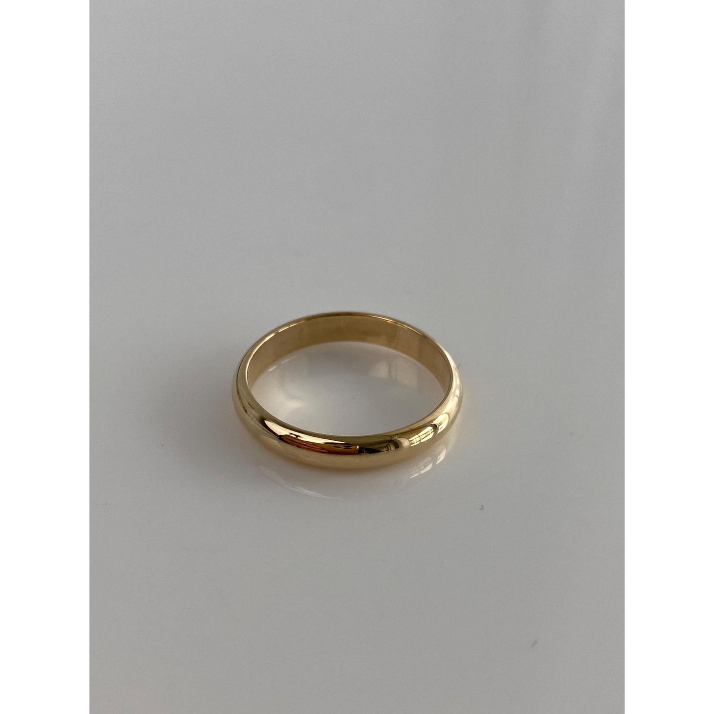 Vintage Solid 14k Yellow Gold Ring Band - Size 6.5