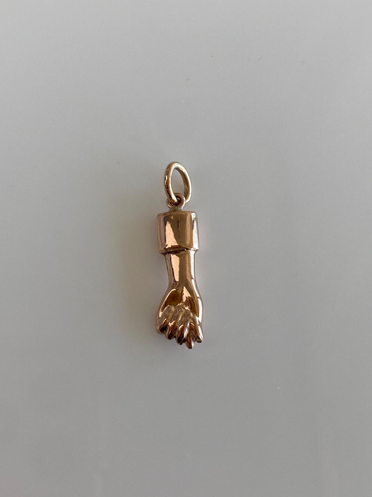 Vintage 16k Rose Gold Arm Charm
