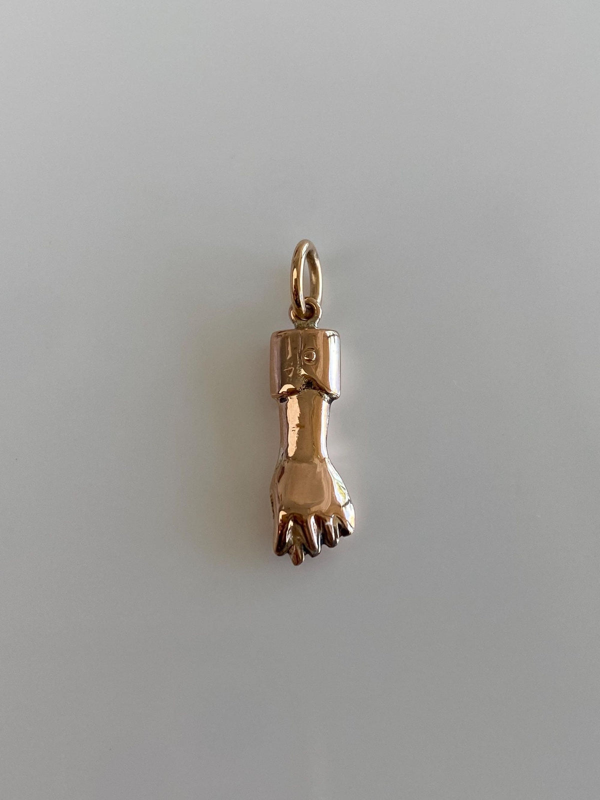 Vintage 16k Rose Gold Arm Charm