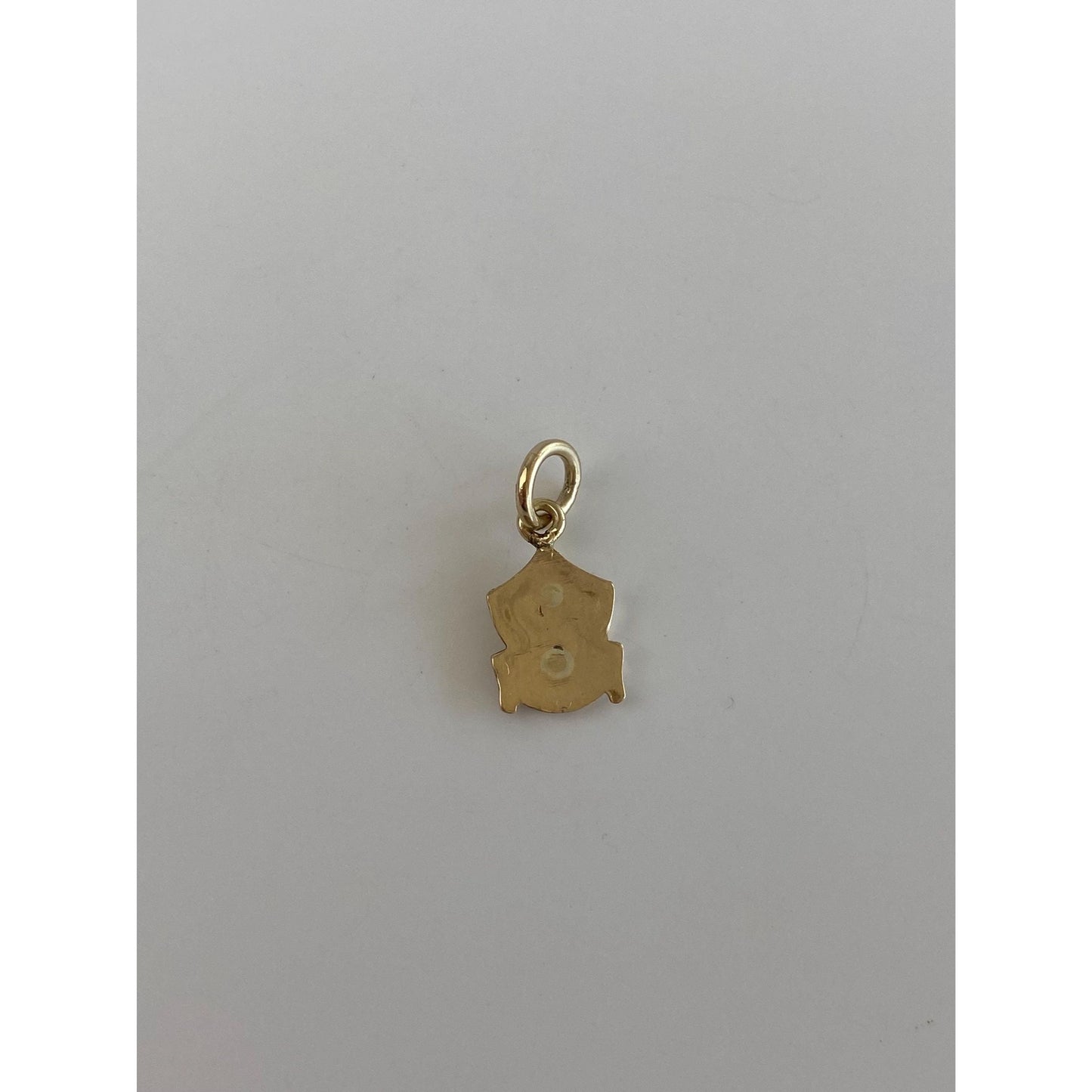 Vintage Solid 10k Yellow Gold W Academy Charm