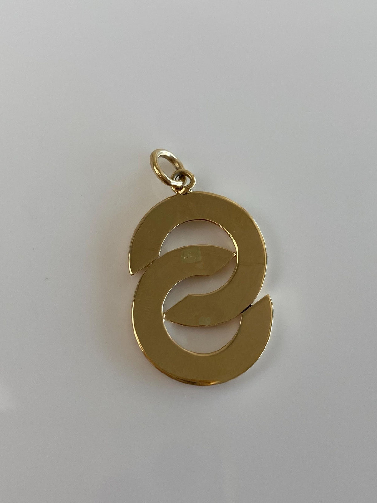 Vintage 14k Yellow Gold Screw Design Charm