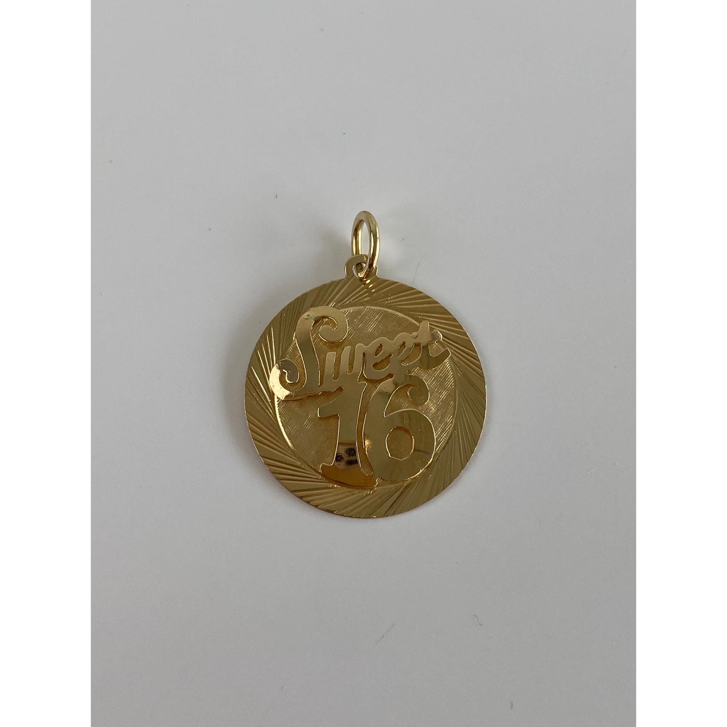 Vintage Solid 14k Sweet 16 Charm