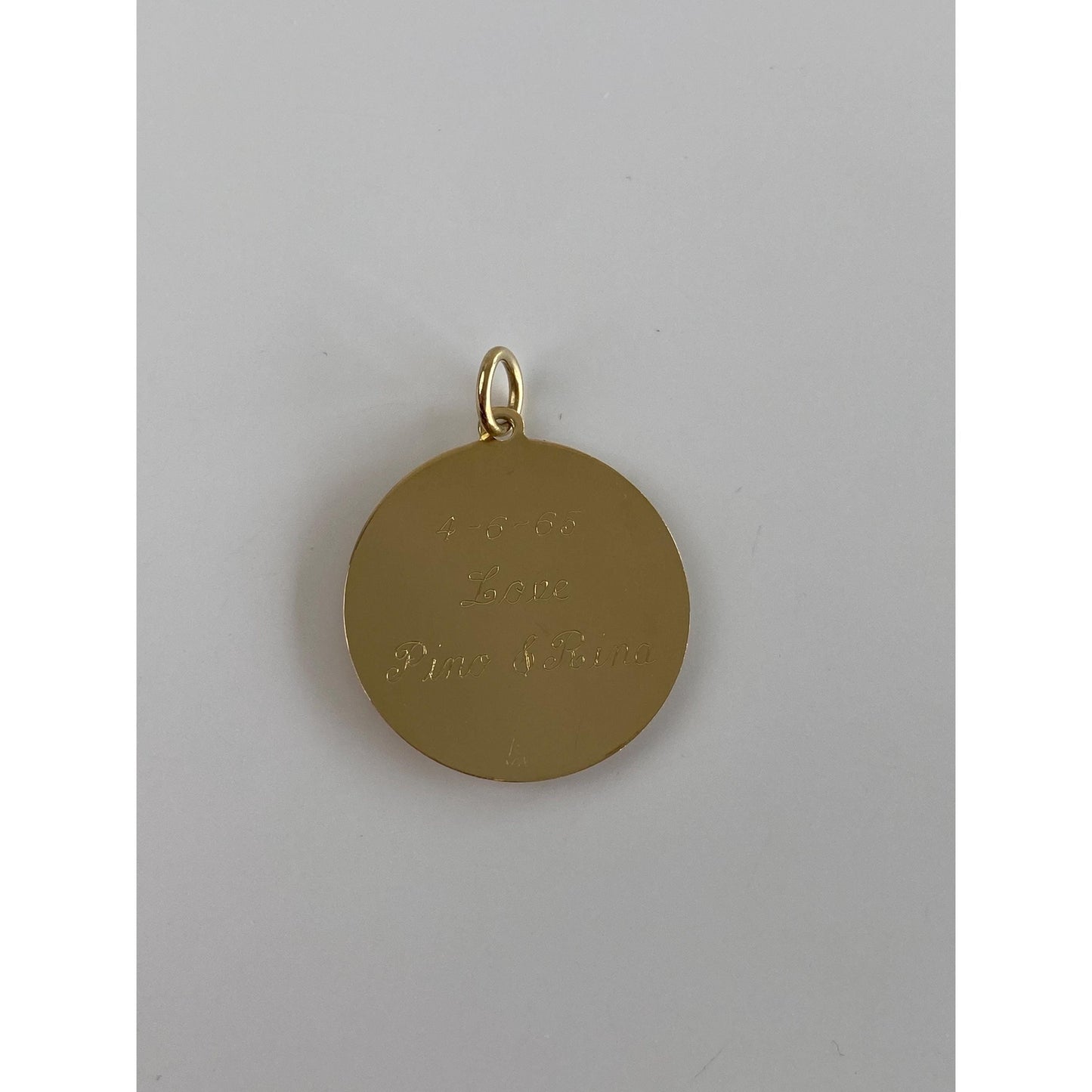 Vintage Solid 14k Sweet 16 Charm